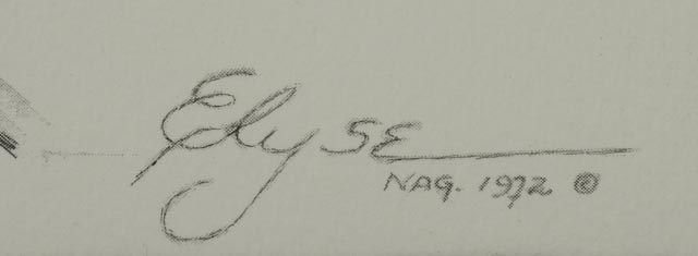 Elyse Wasile Offset Lithograph "Market Range, Bahamas"