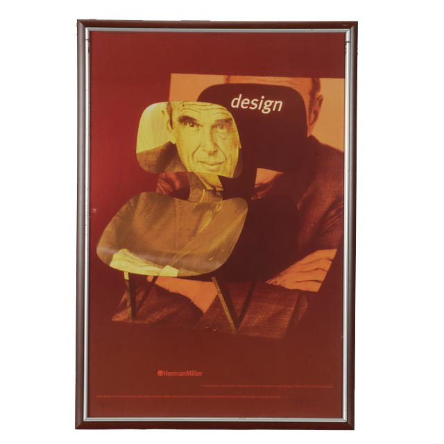 Herman Miller Eames Giclee Poster Designed and Signed by Brian Edlefson
