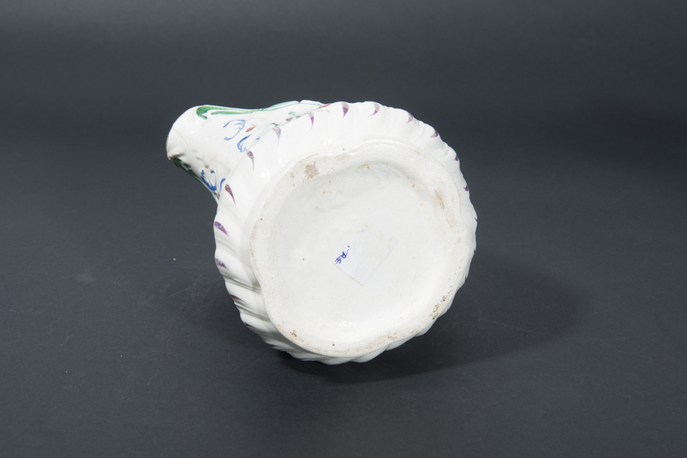 Graduated Staffordshire Hand-Painted Jugs