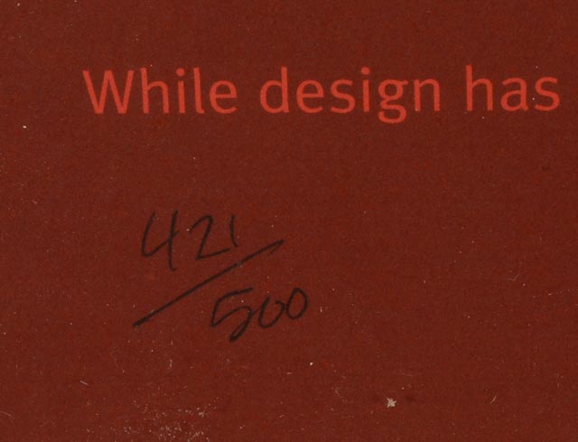 Herman Miller Eames Giclee Poster Designed and Signed by Brian Edlefson