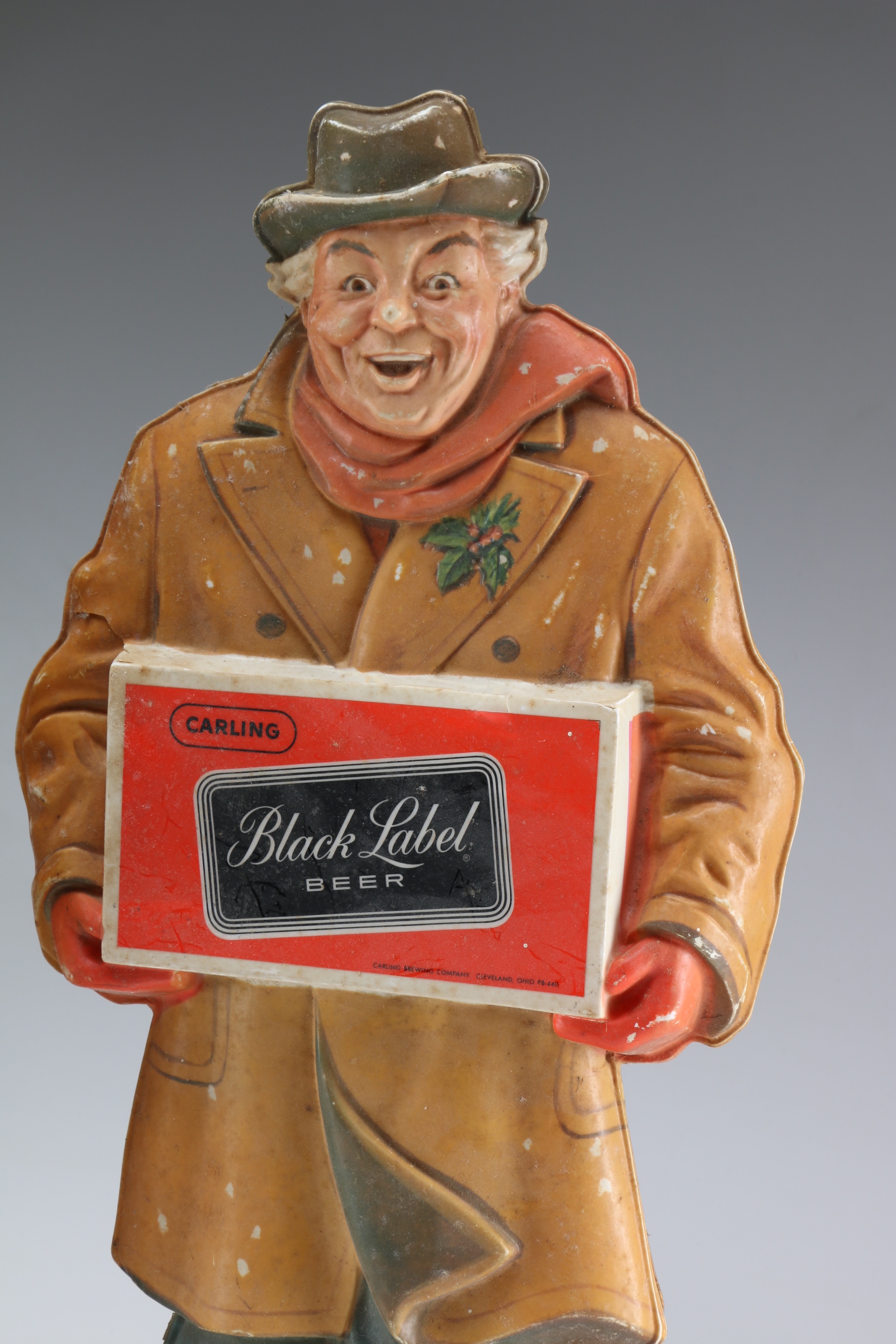 Vintage Carling Black Label Beer Standing Advertisement Signs