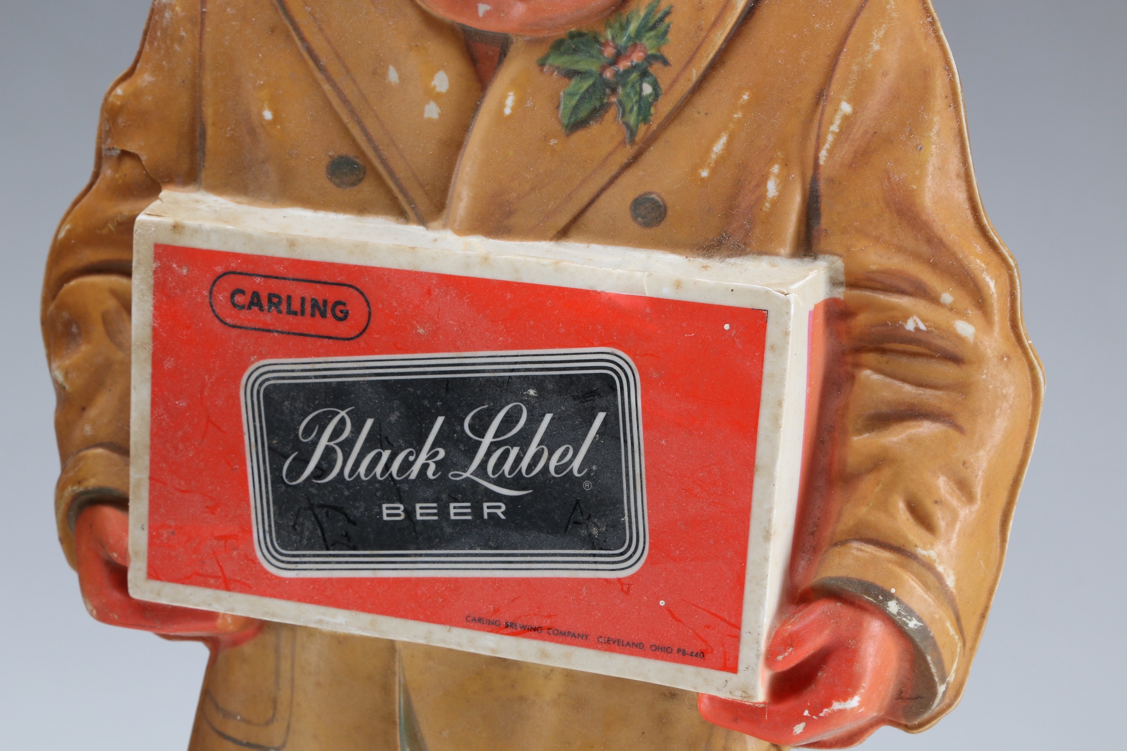 Vintage Carling Black Label Beer Standing Advertisement Signs