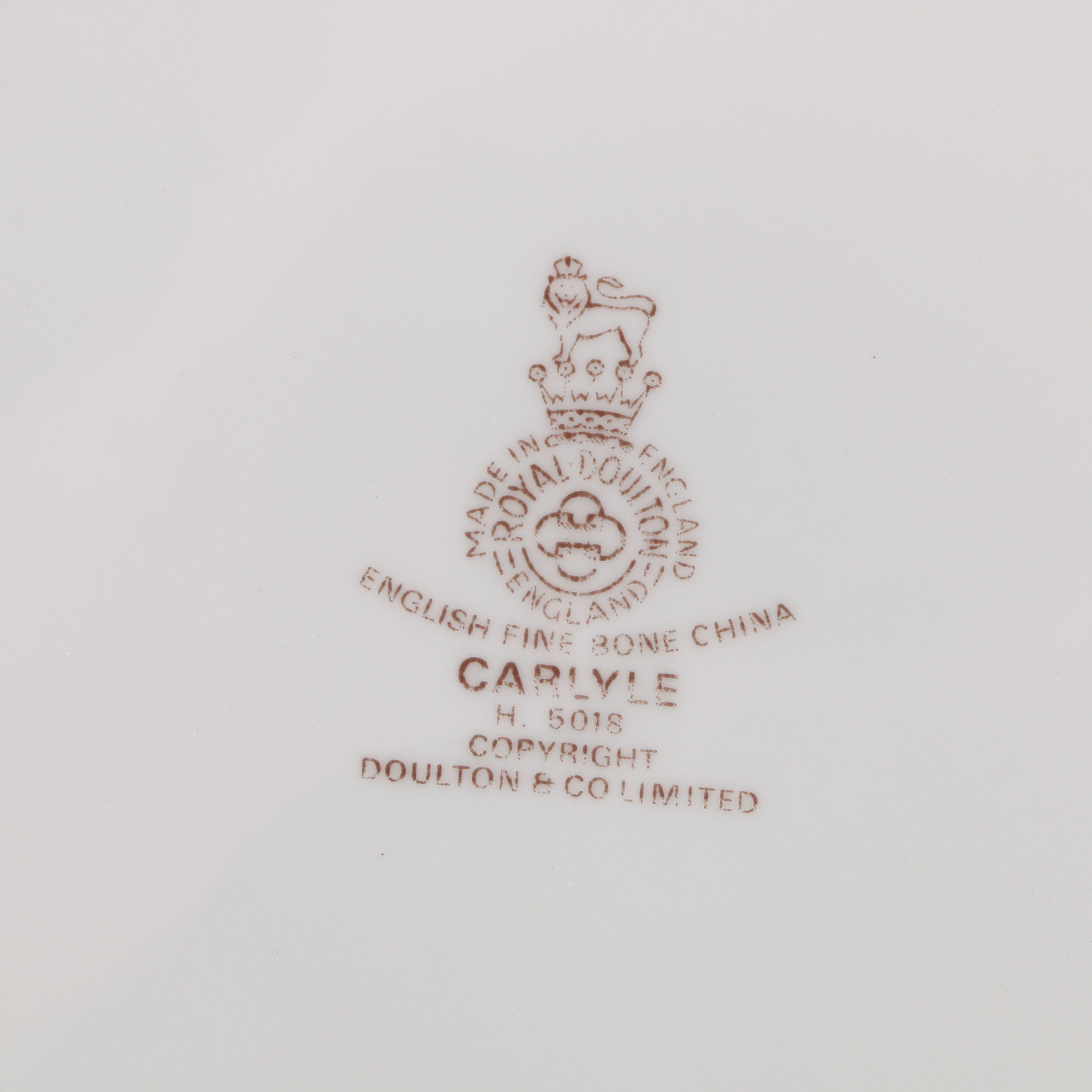 Royal Doulton "Carlyle" Bone China