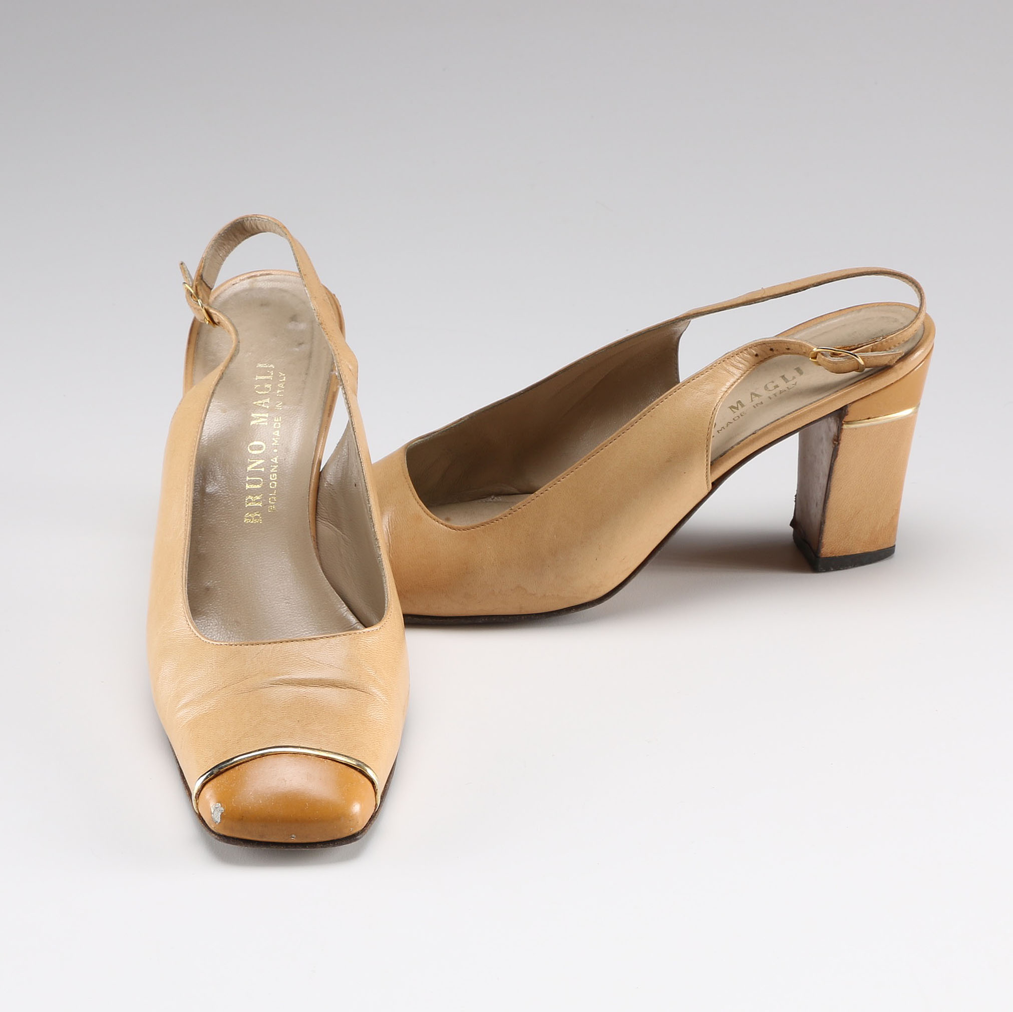 Vintage Bruno Magli Slingback Heels