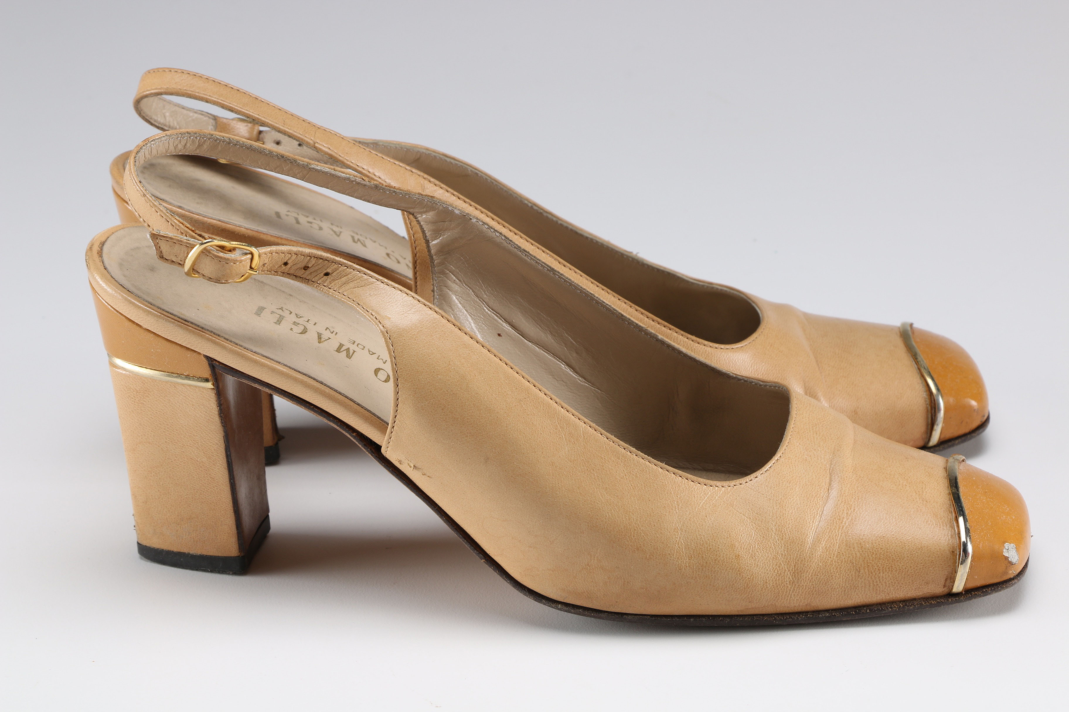 Vintage Bruno Magli Slingback Heels