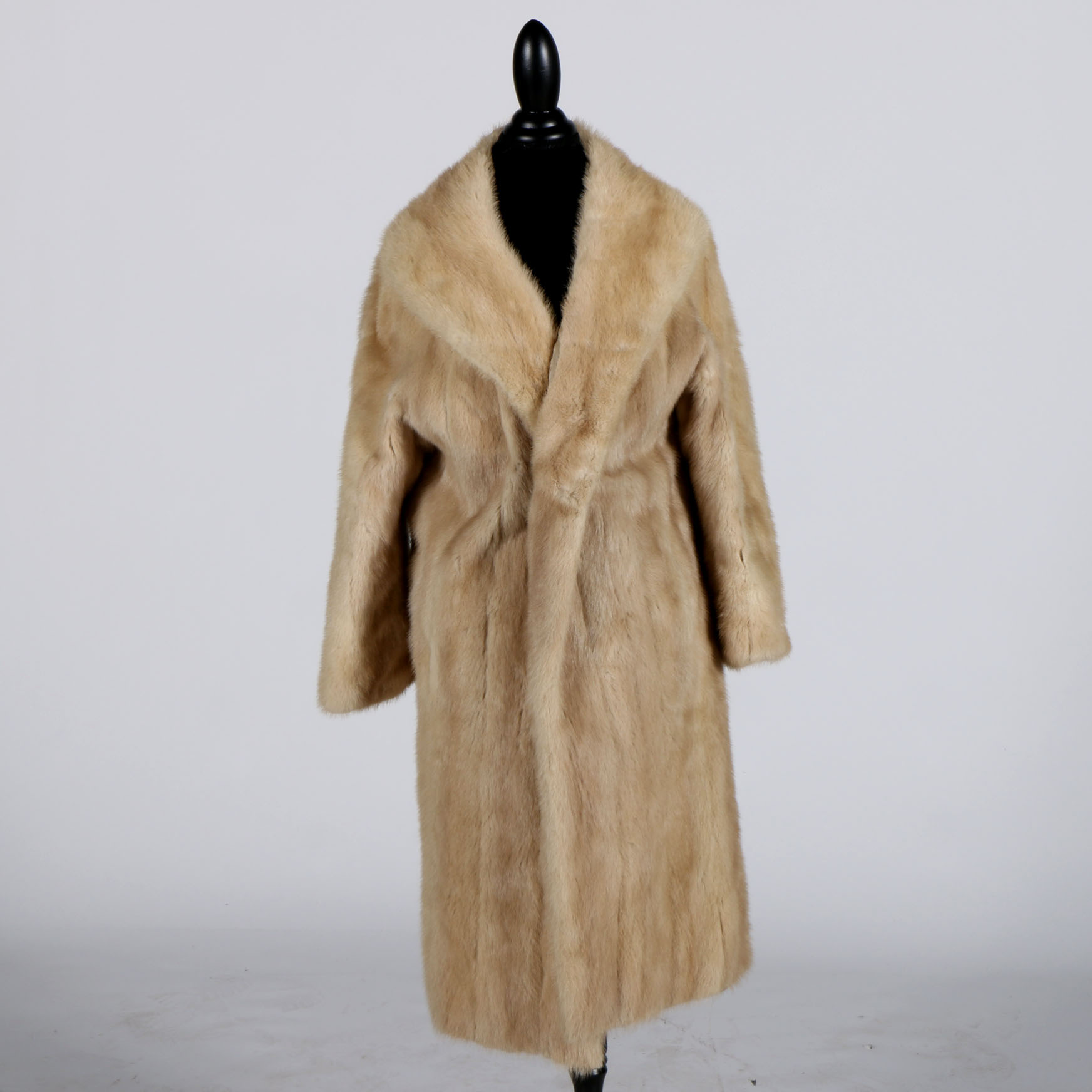 Vintage Blonde Mink Fur Coat