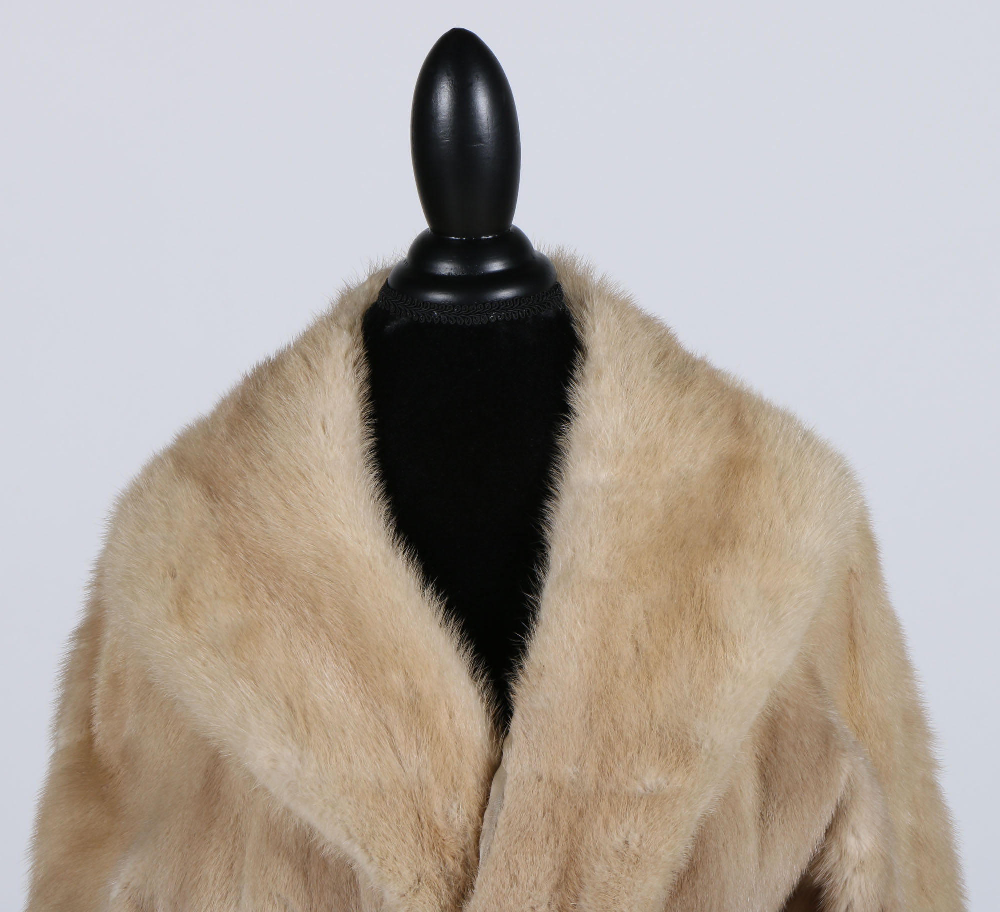 Vintage Blonde Mink Fur Coat