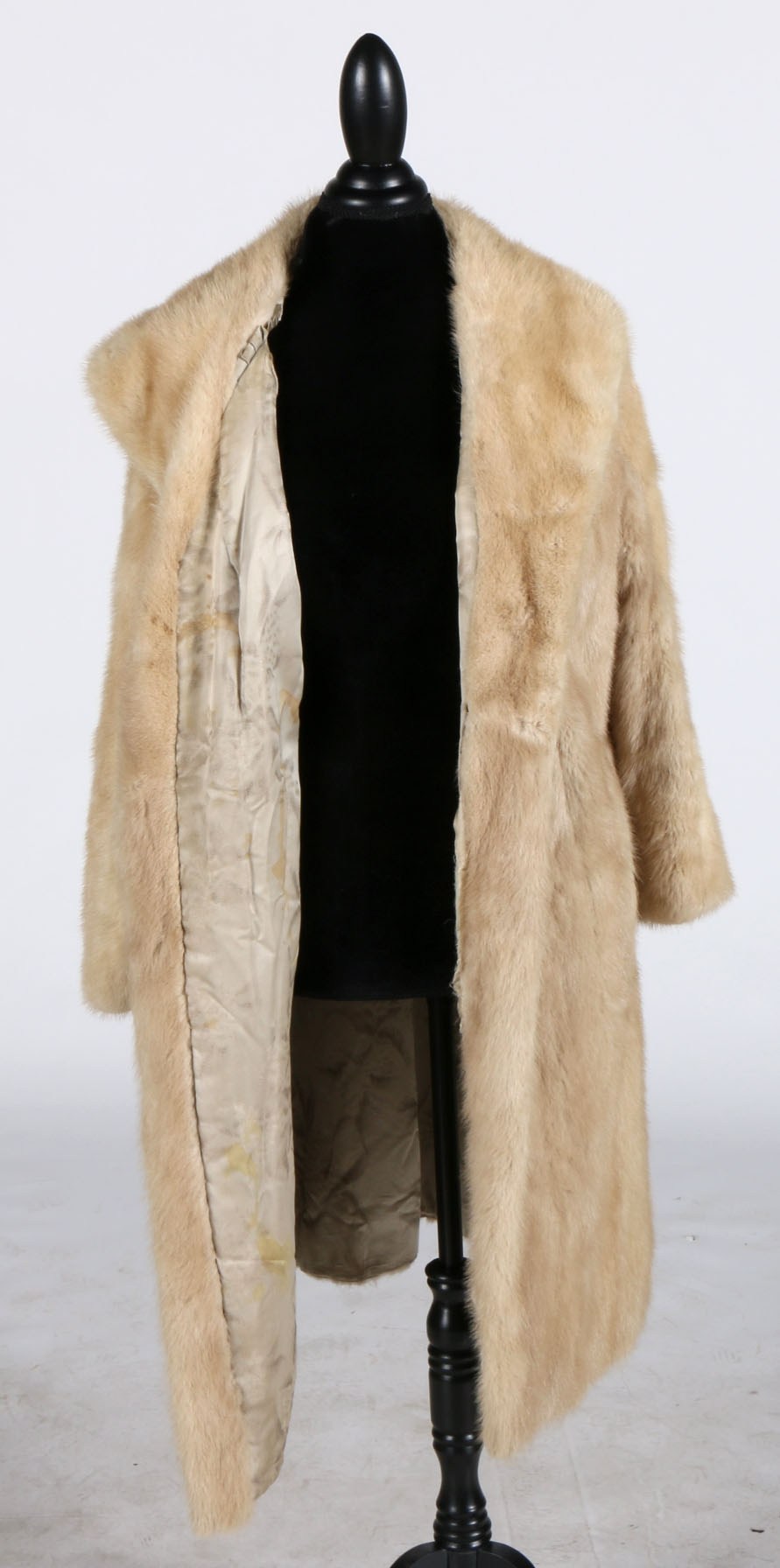 Vintage Blonde Mink Fur Coat