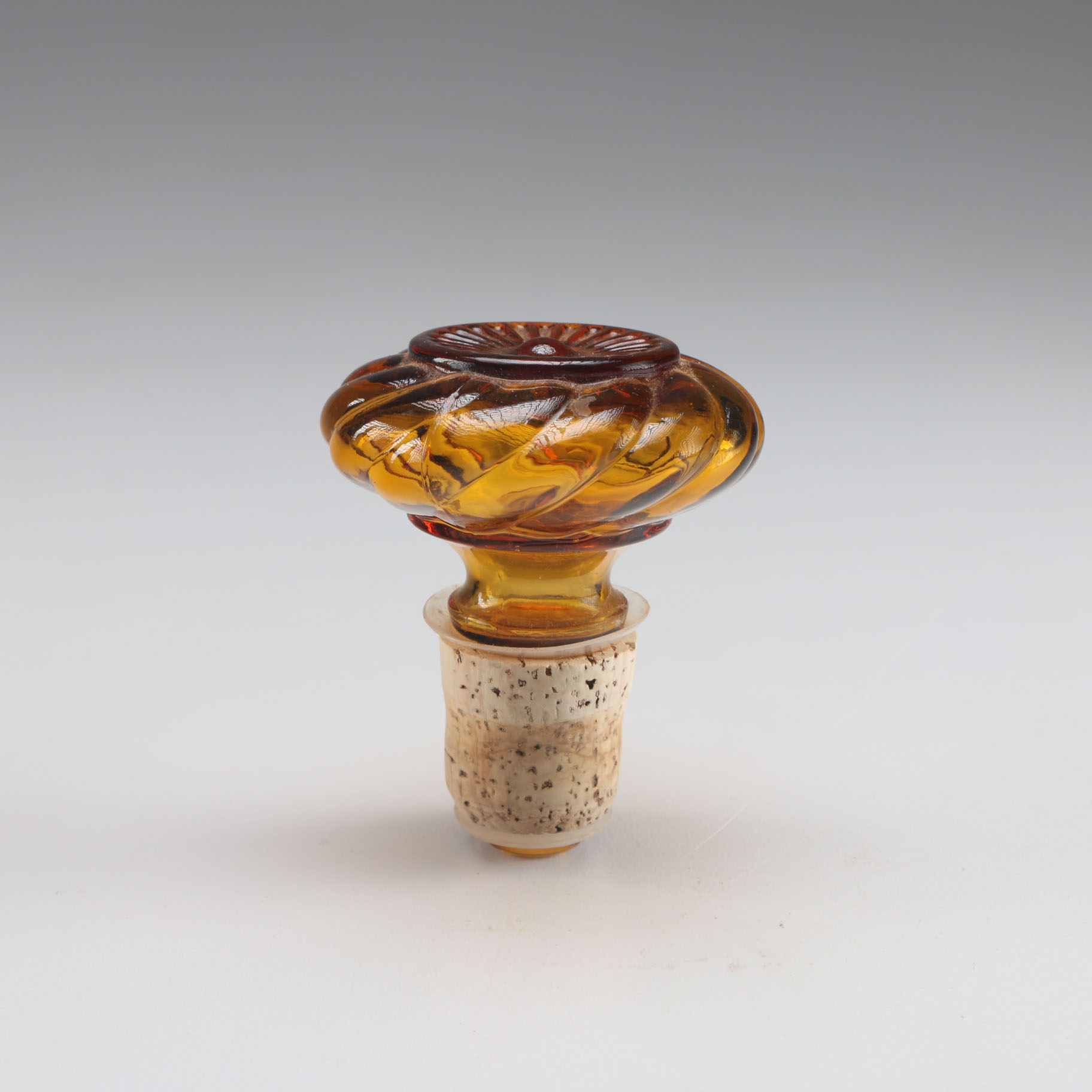 Amber Glass Decanter