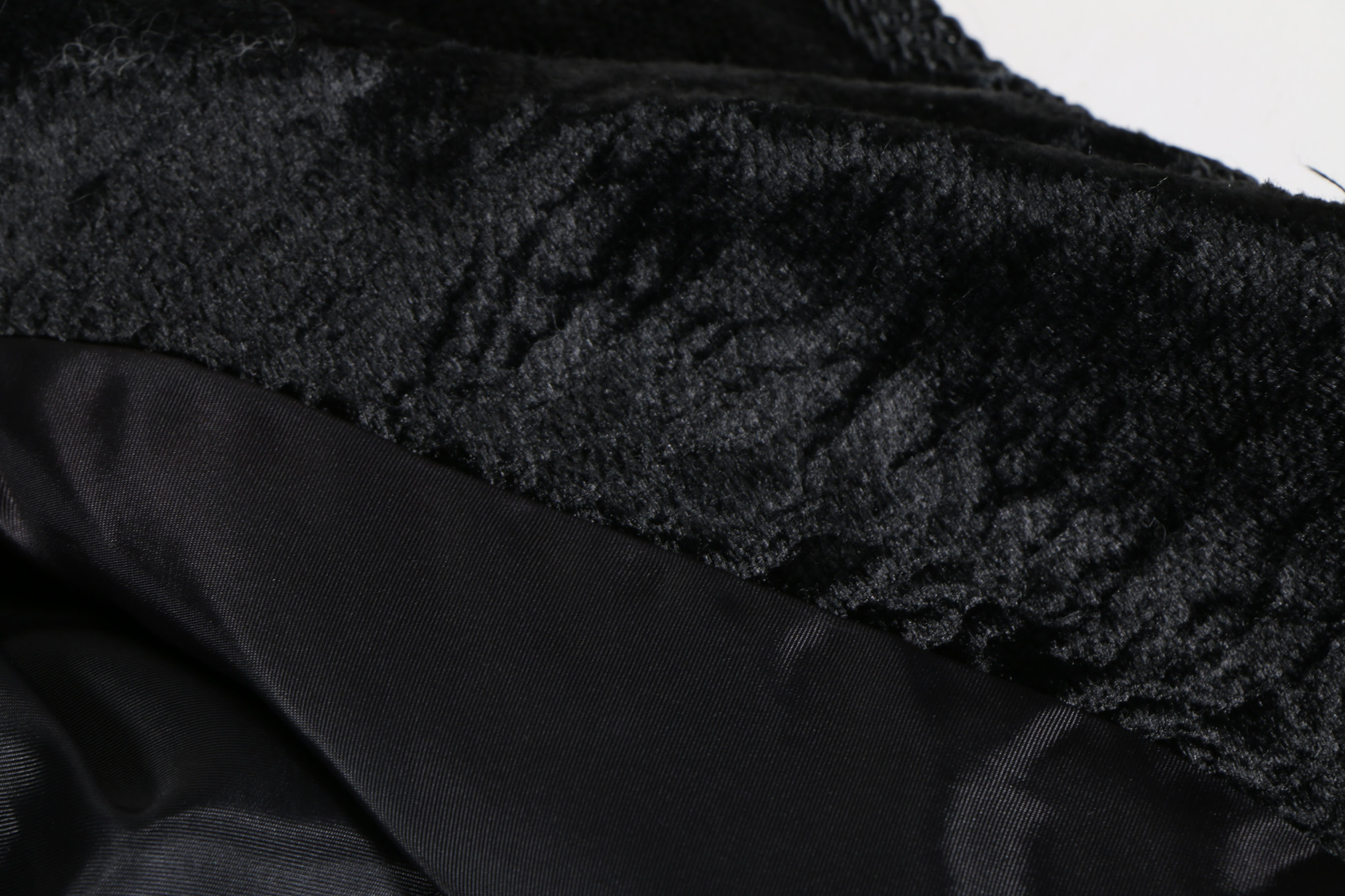 Vintage 1950s Black Velveteen Jacket