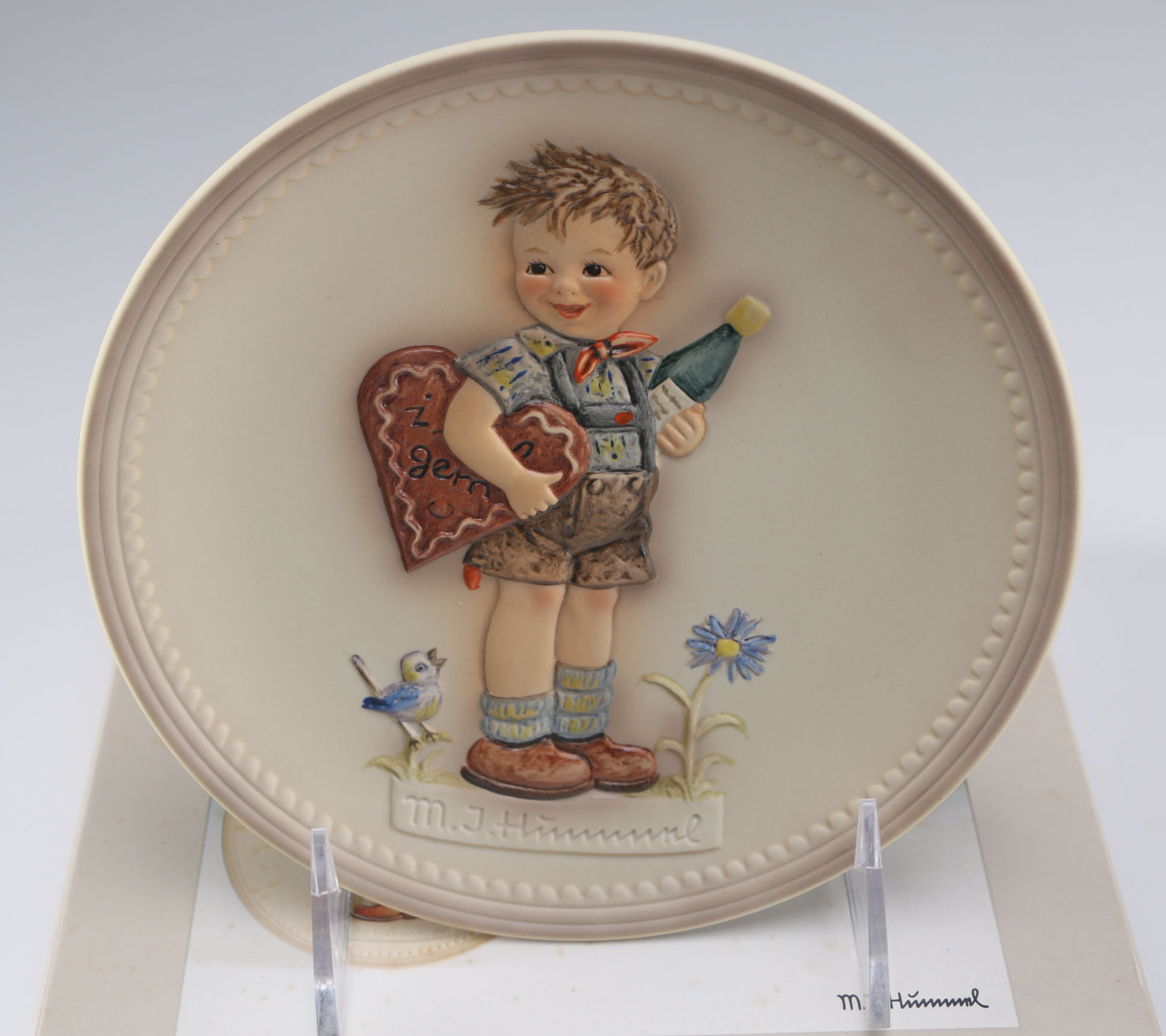 Two Goebel Collector's Club Plates 1987 and 1989