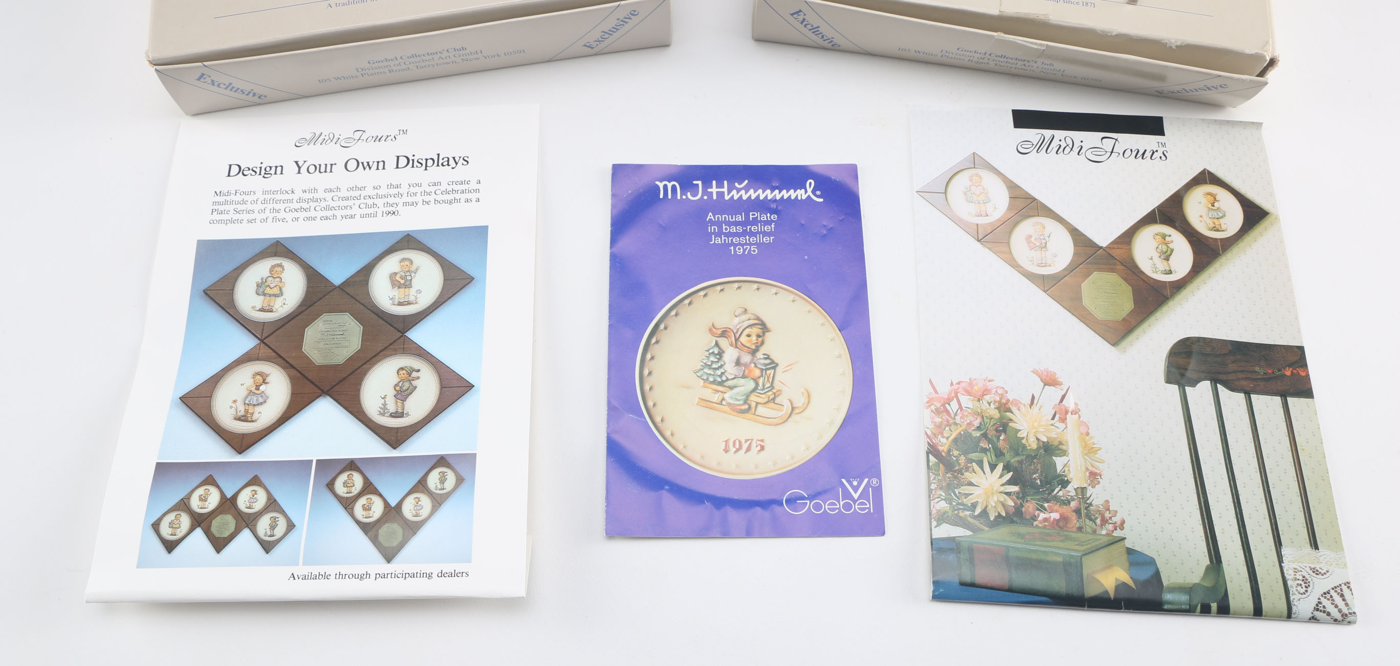 Two Goebel Collector's Club Plates 1987 and 1989