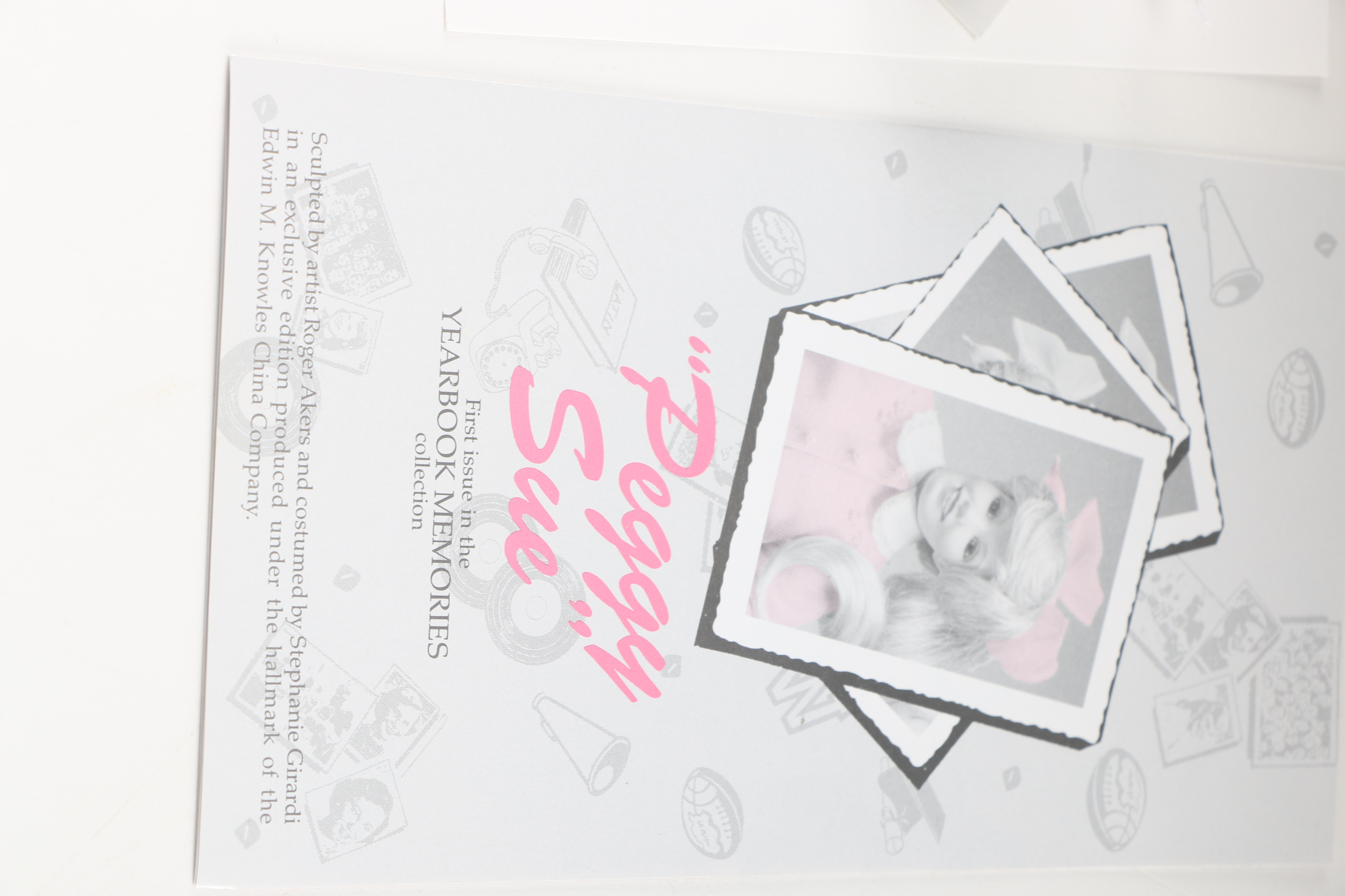 Ashton Drake Galleries "Peggy Sue" Knowles Porcelain Yearbook Memories Doll