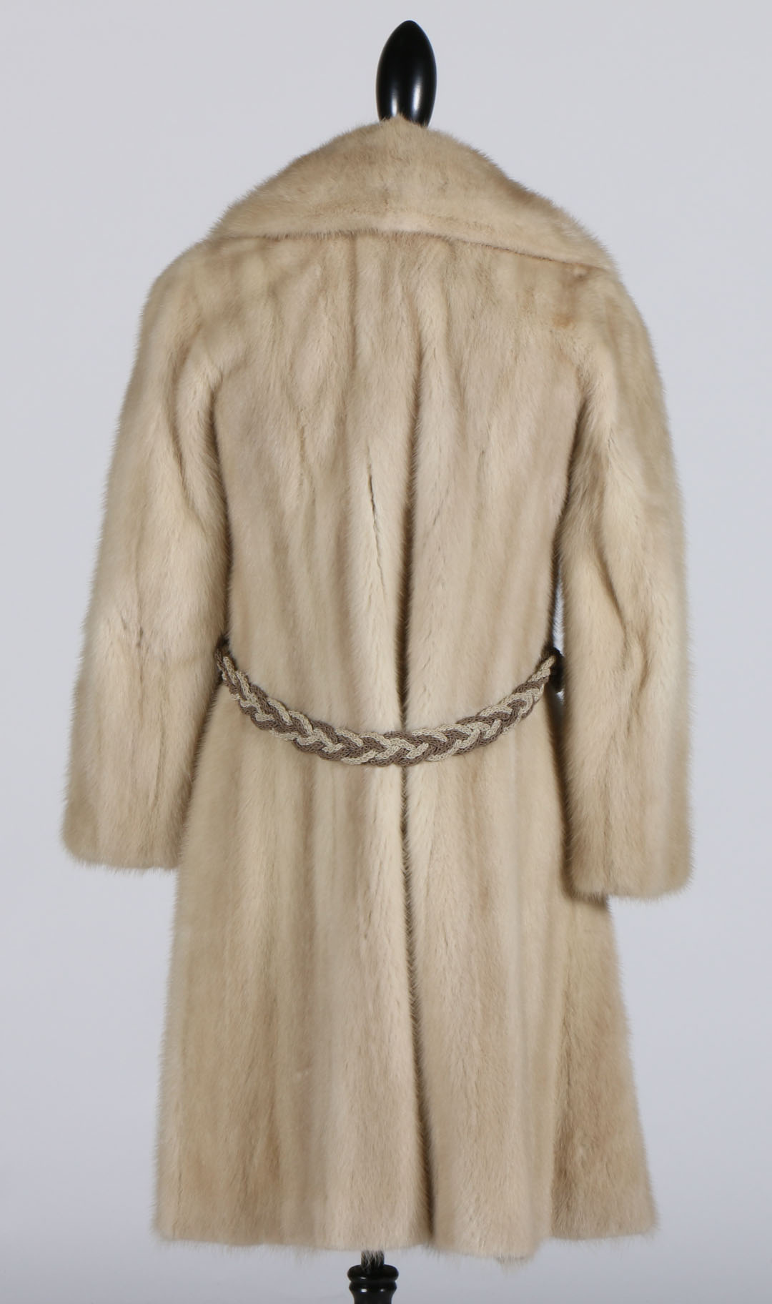 Vintage Platinum Mink Fur Coat