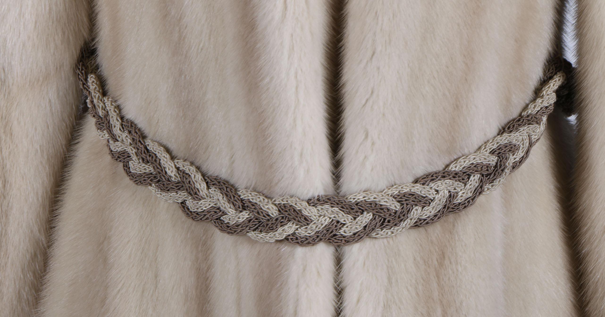 Vintage Platinum Mink Fur Coat