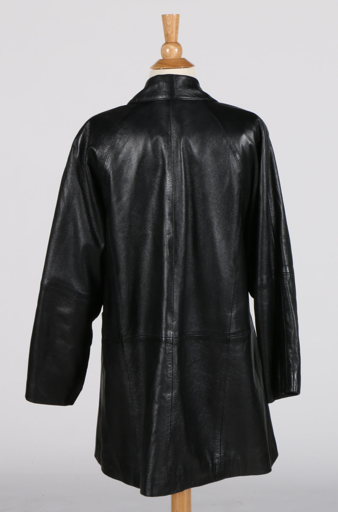 Pair of Vintage Women's Leather Car Coats