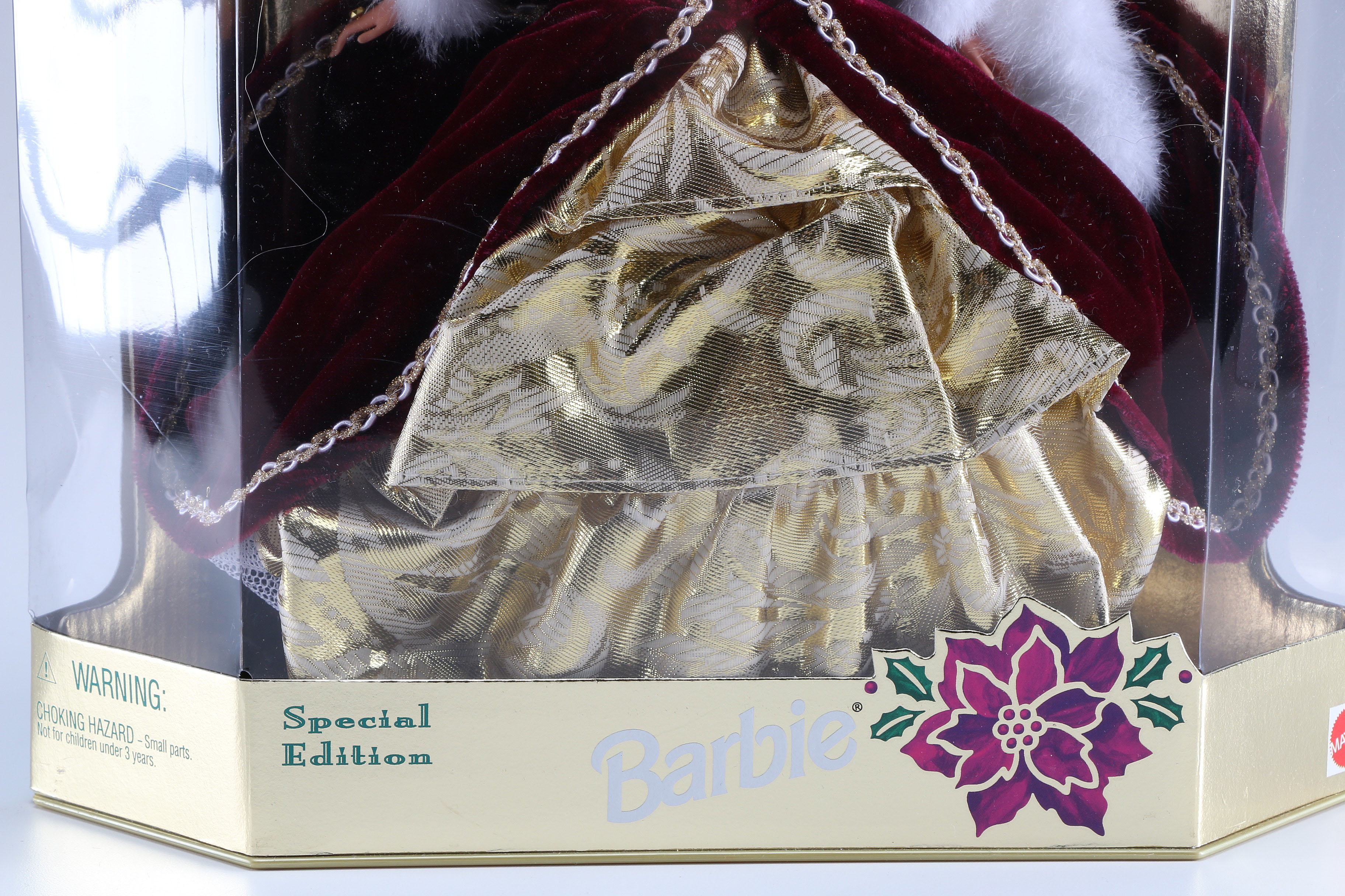 Set of "Happy Holidays" Special Edition Barbies and Ornament