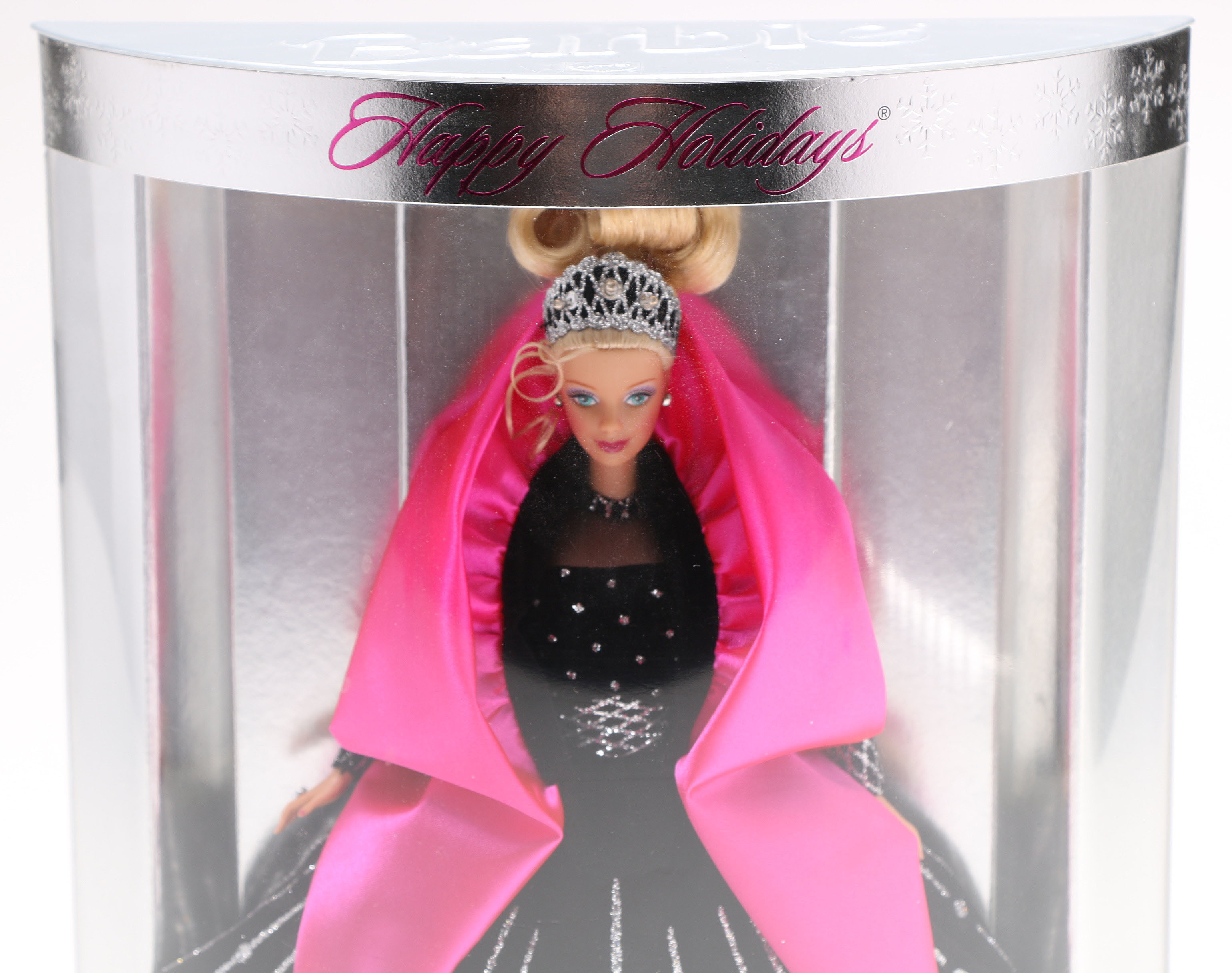 Set of "Happy Holidays" Special Edition Barbies and Ornament