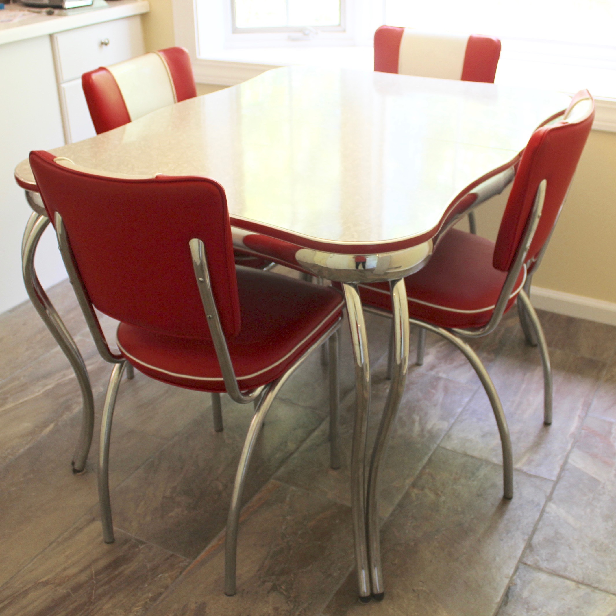 Vintage 1950's Kitchen Table and Chairs