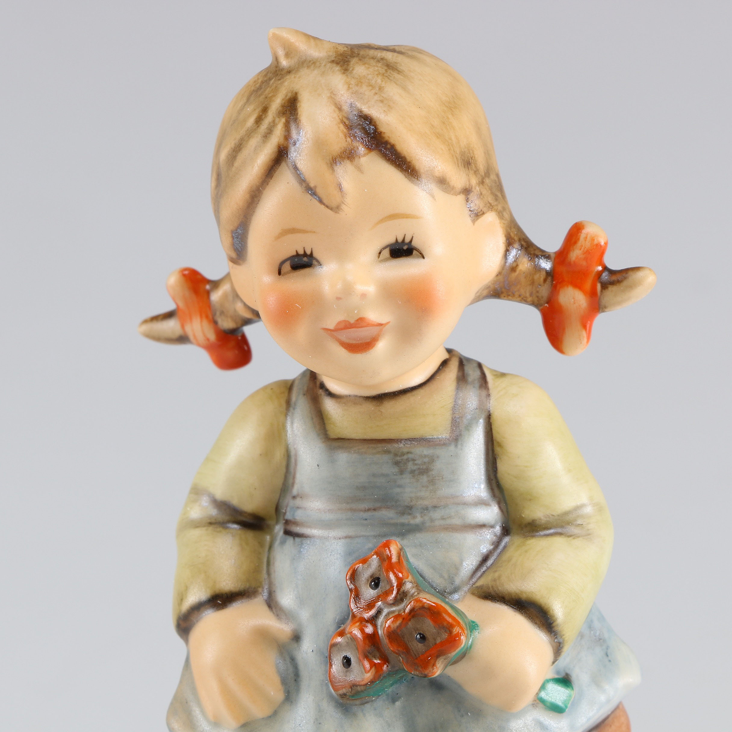 Hummel "Flower Girl" and "Cheeky Fellow" Figurines