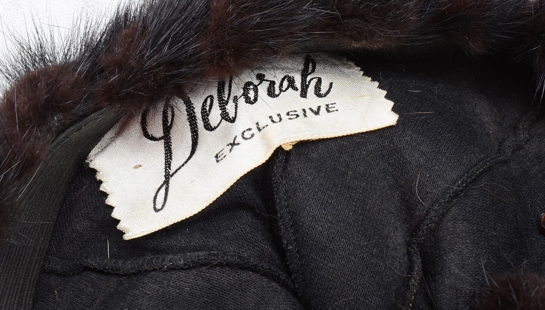 Vintage Deborah Exclusive Beaver Fur Hat