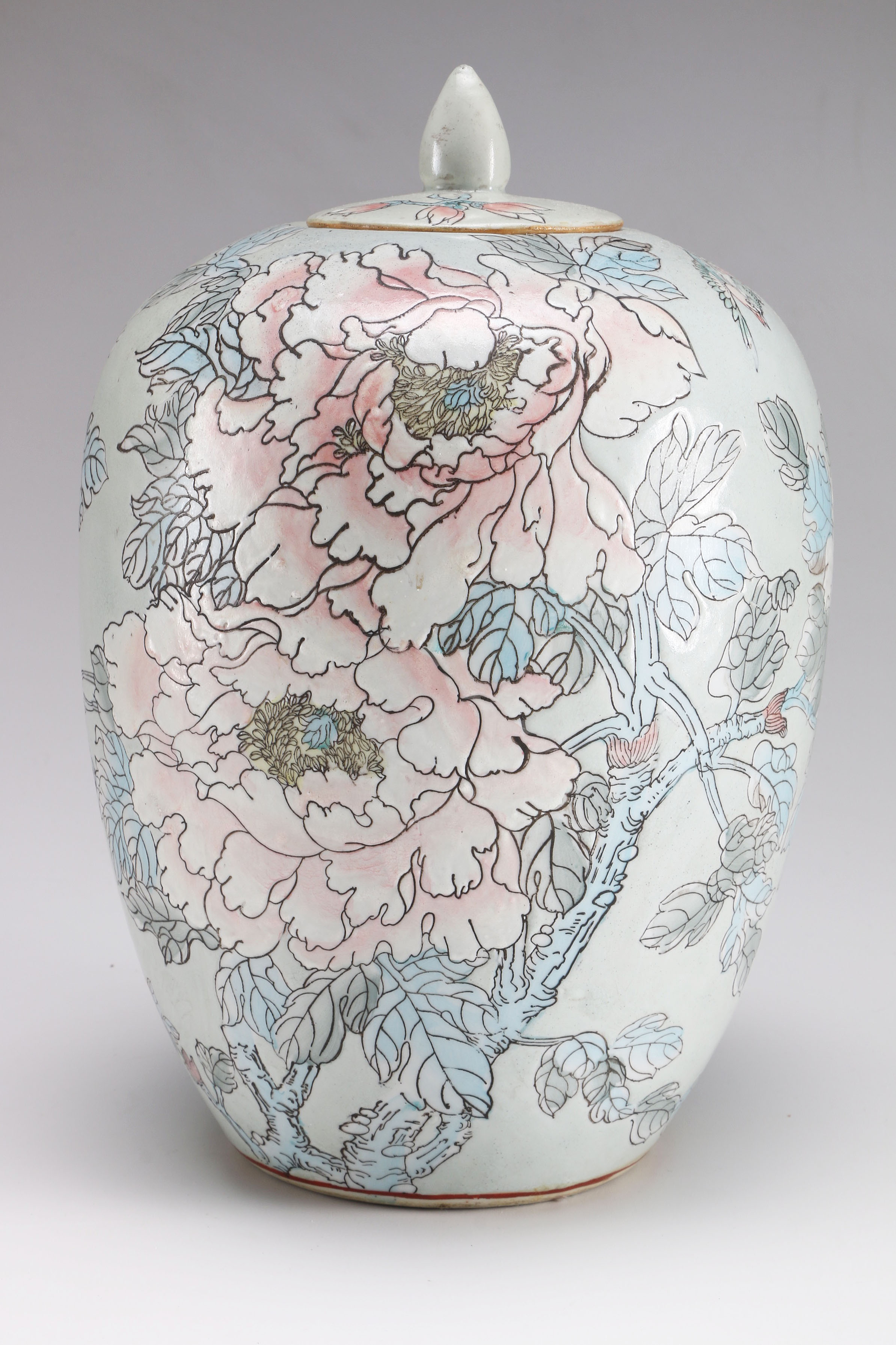 Set of Colorful China Made Vases