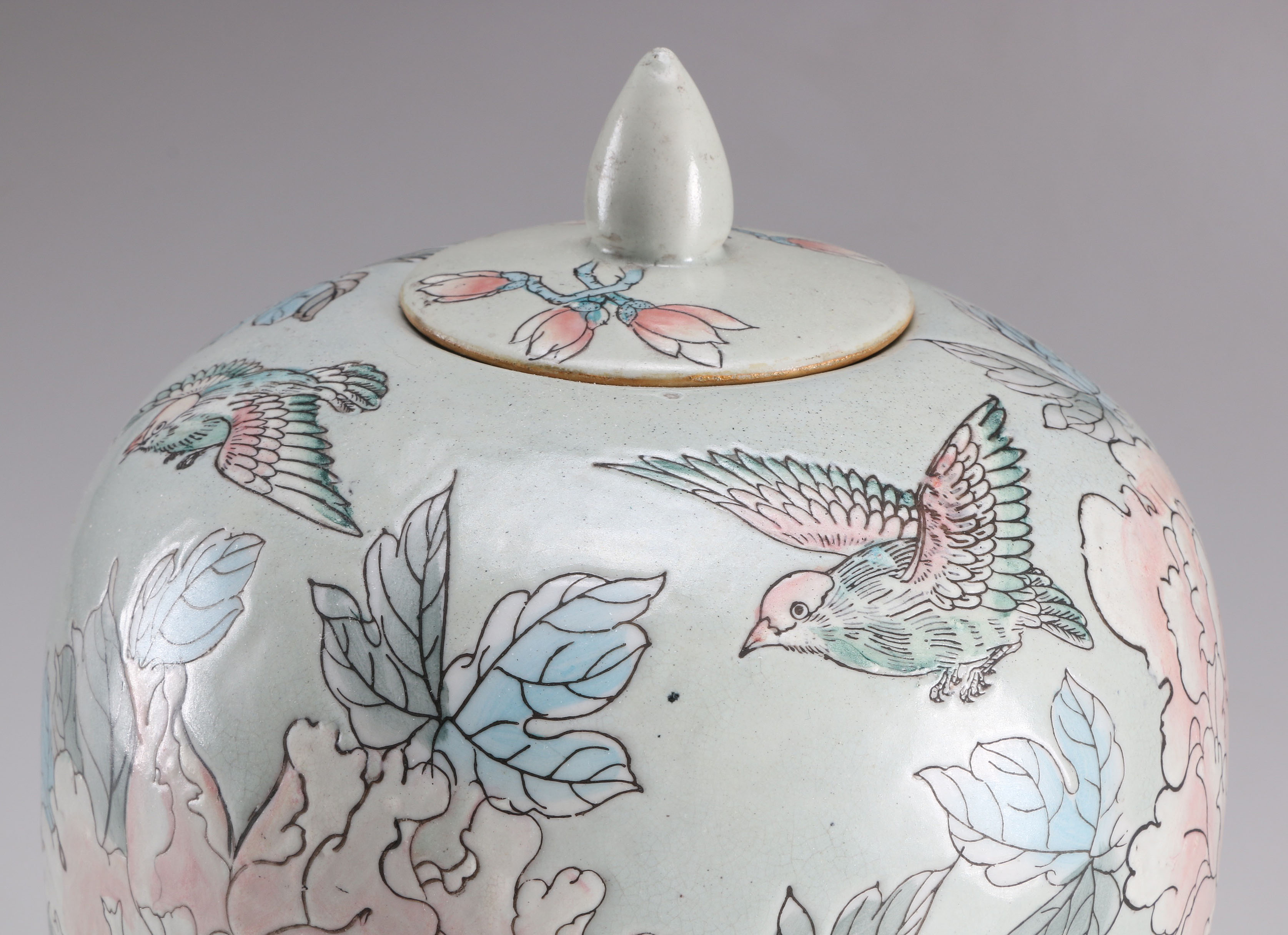 Set of Colorful China Made Vases