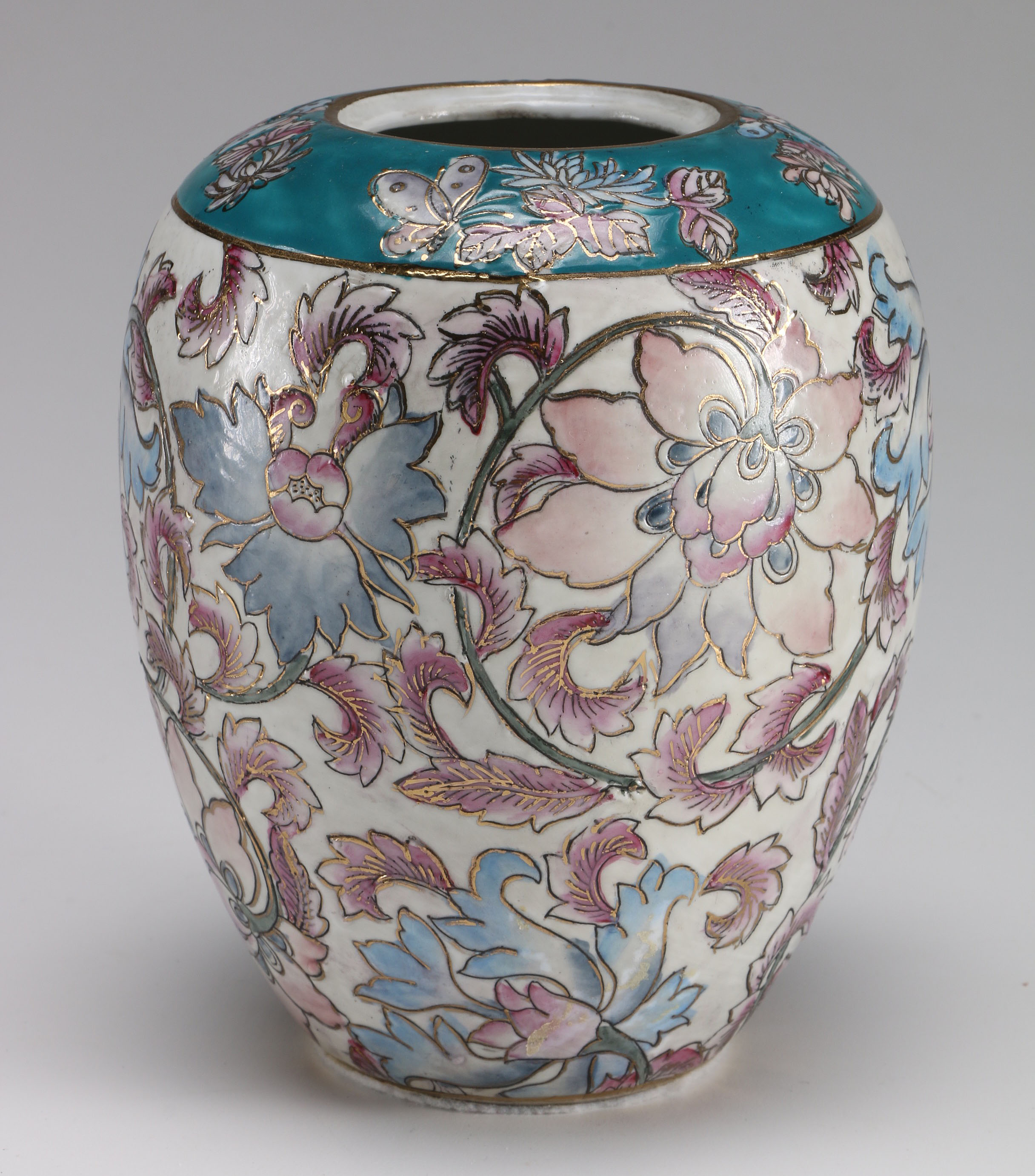 Set of Colorful China Made Vases