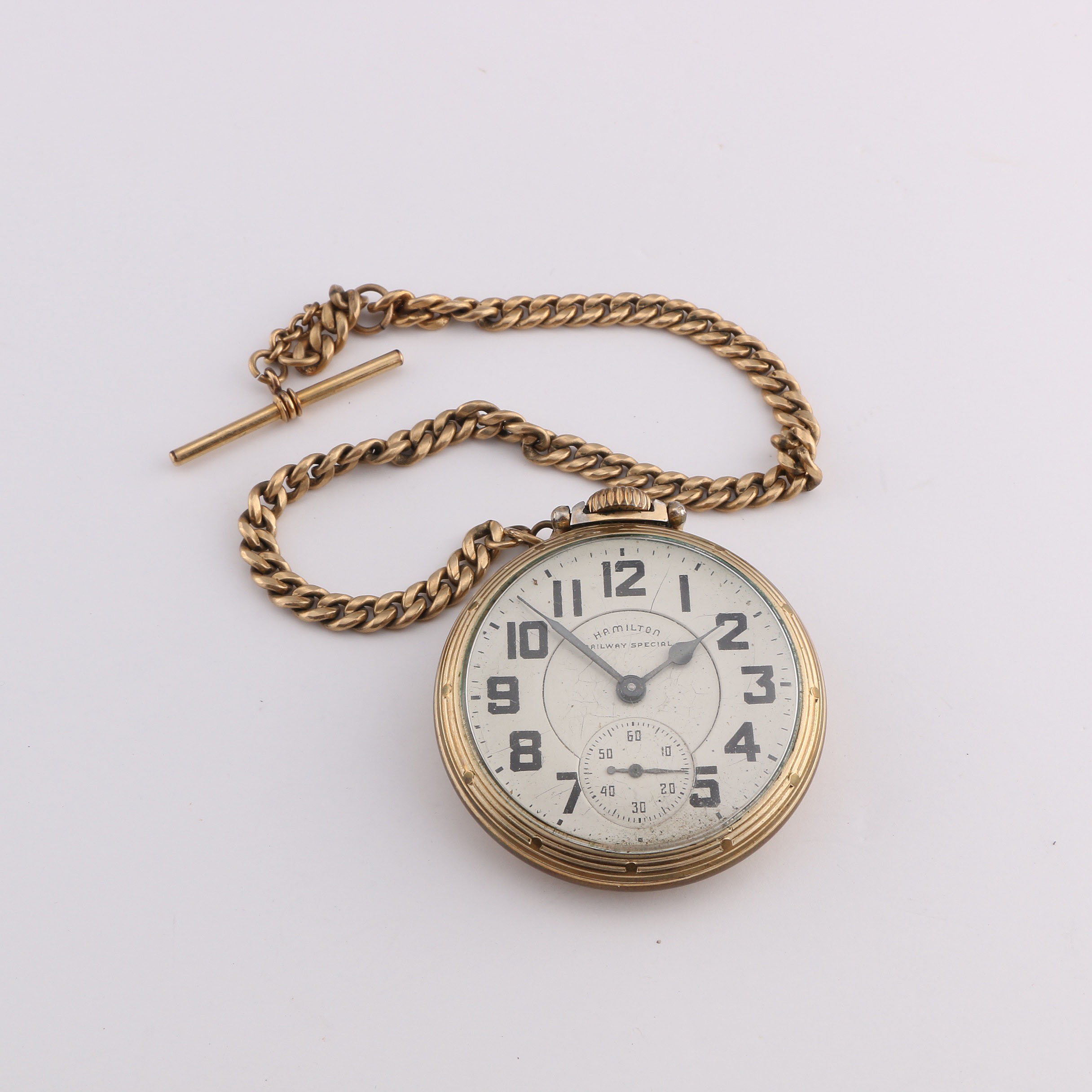Vintage Hamilton "Railway Special" 10K Gold Filled Pocket Watch