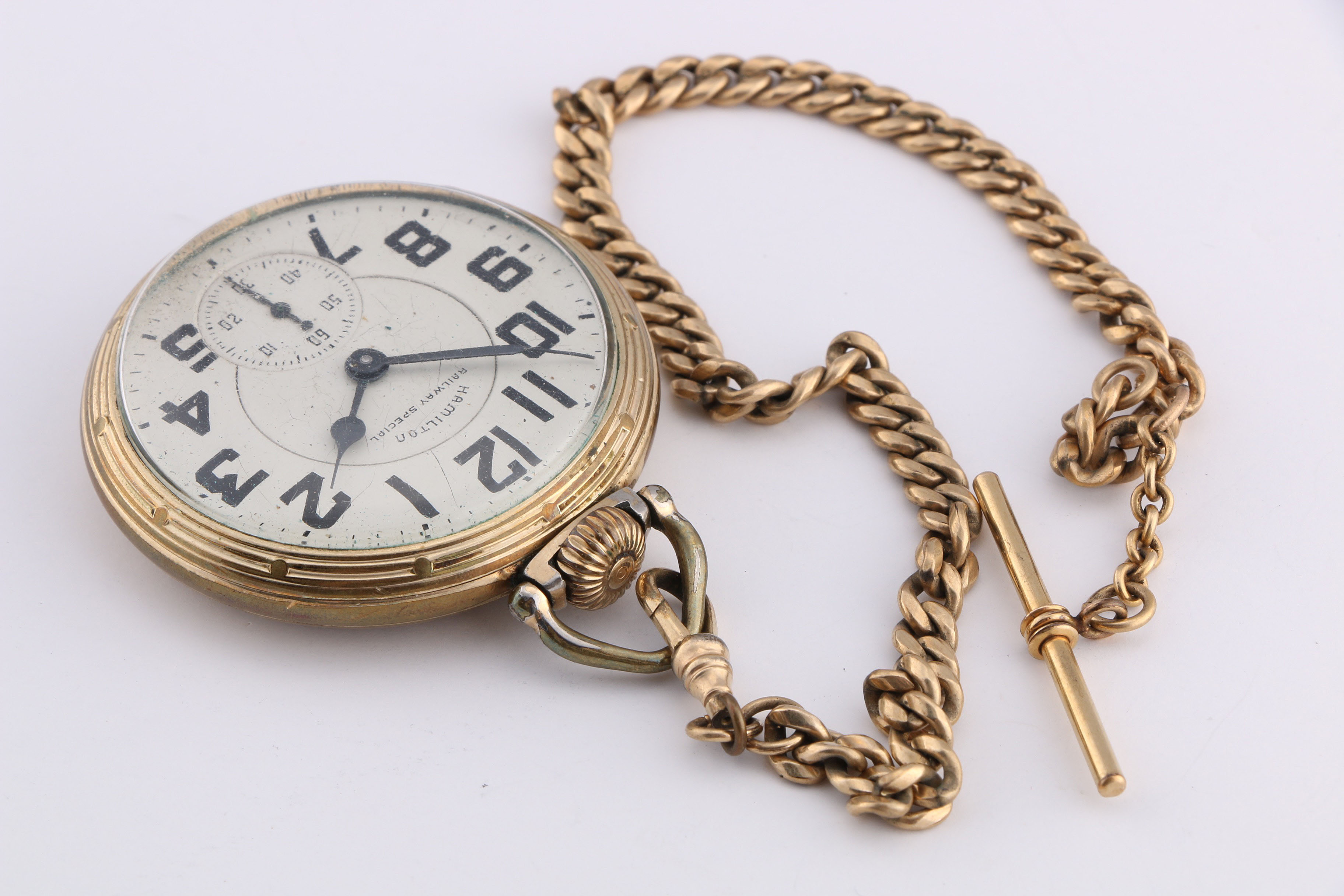 Vintage Hamilton "Railway Special" 10K Gold Filled Pocket Watch