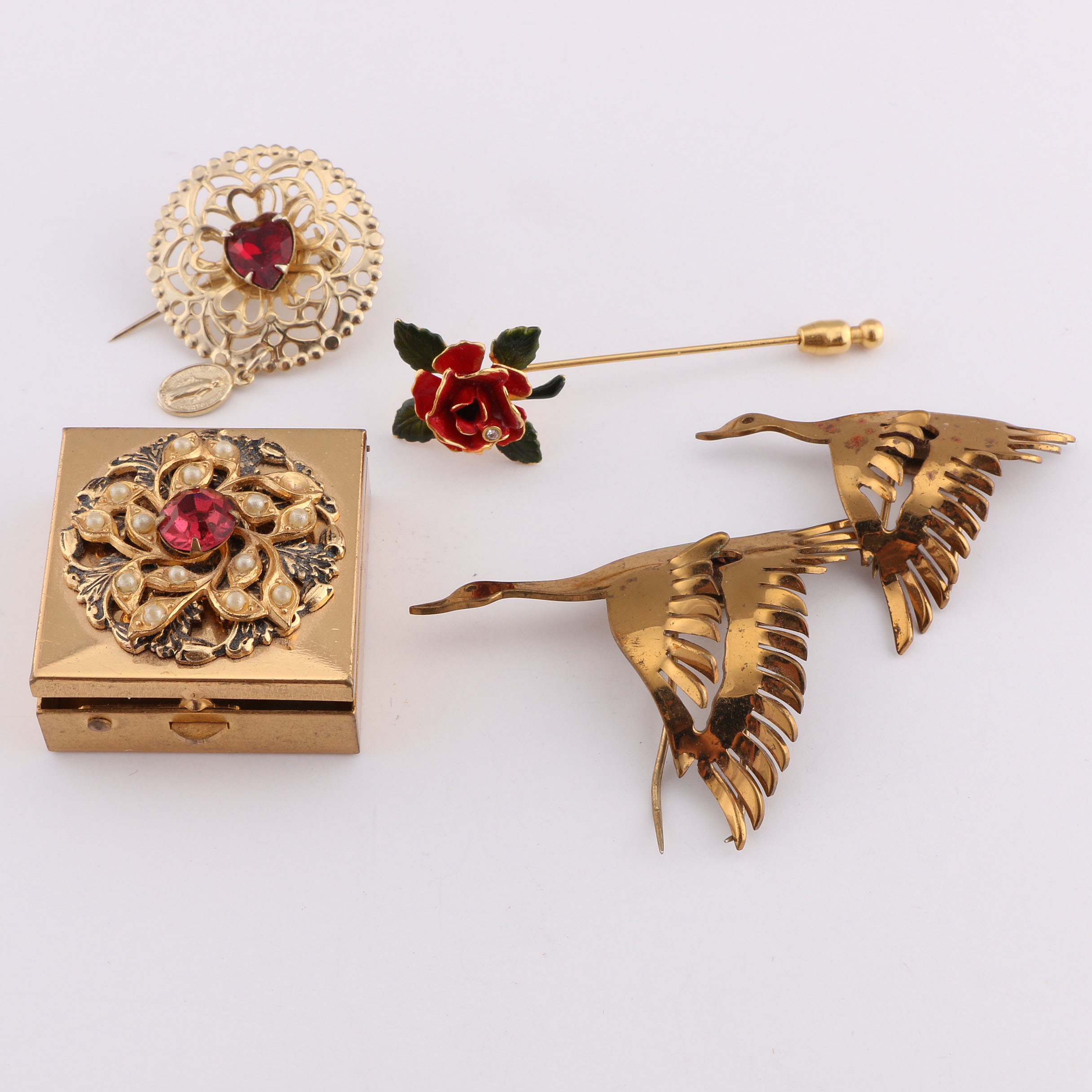 Collection of Gold Tone Jewelry