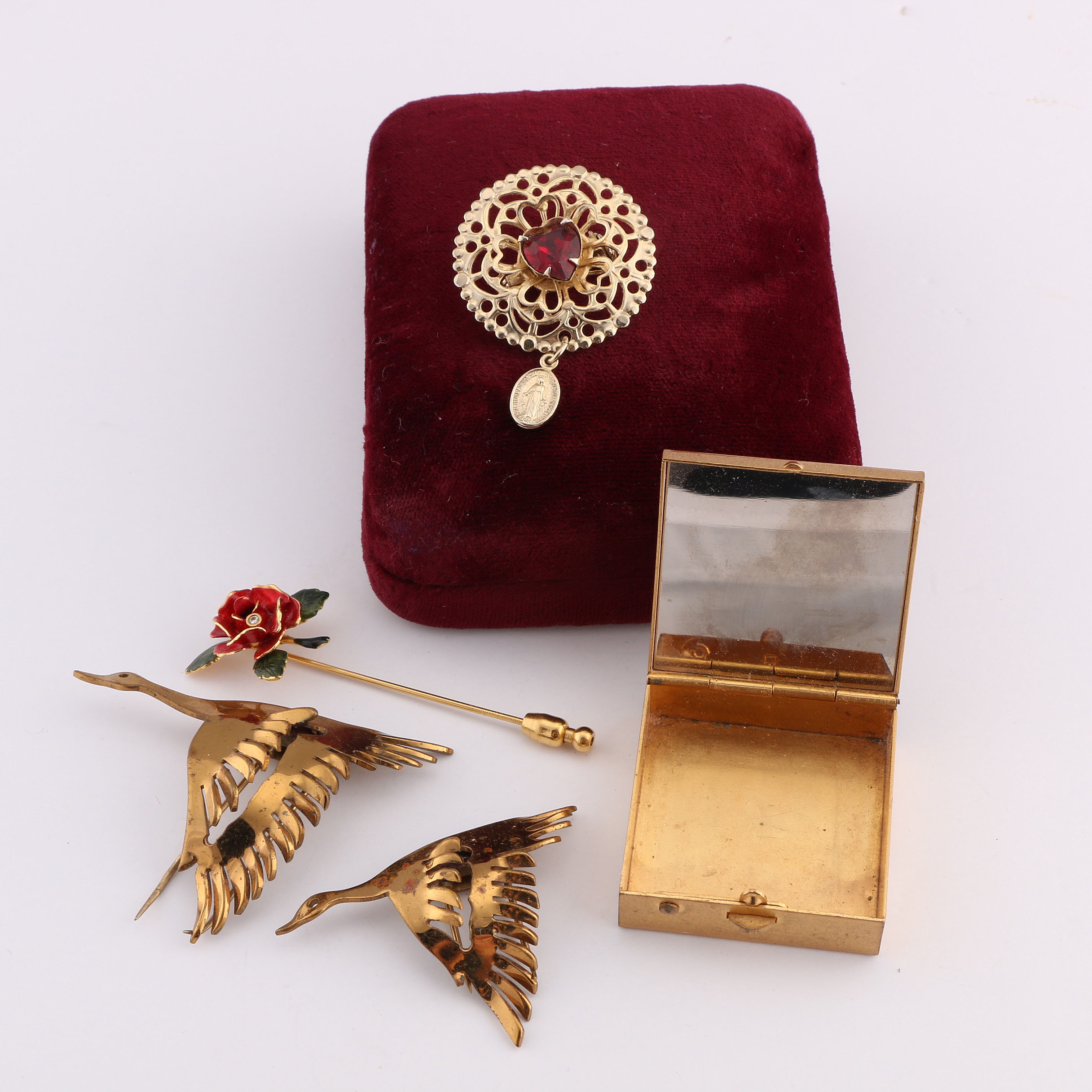 Collection of Gold Tone Jewelry