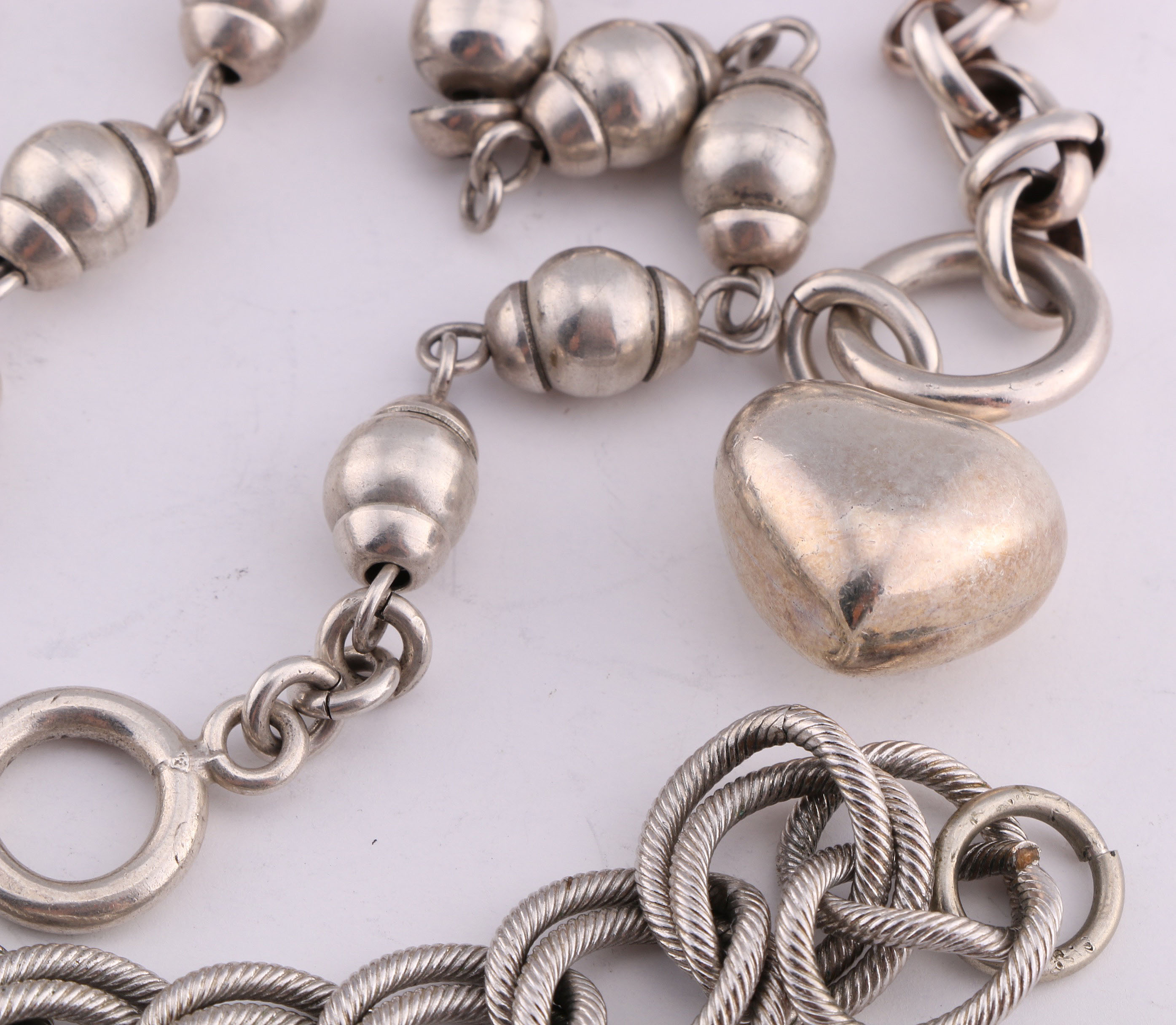 Group of Sterling Silver Bracelets