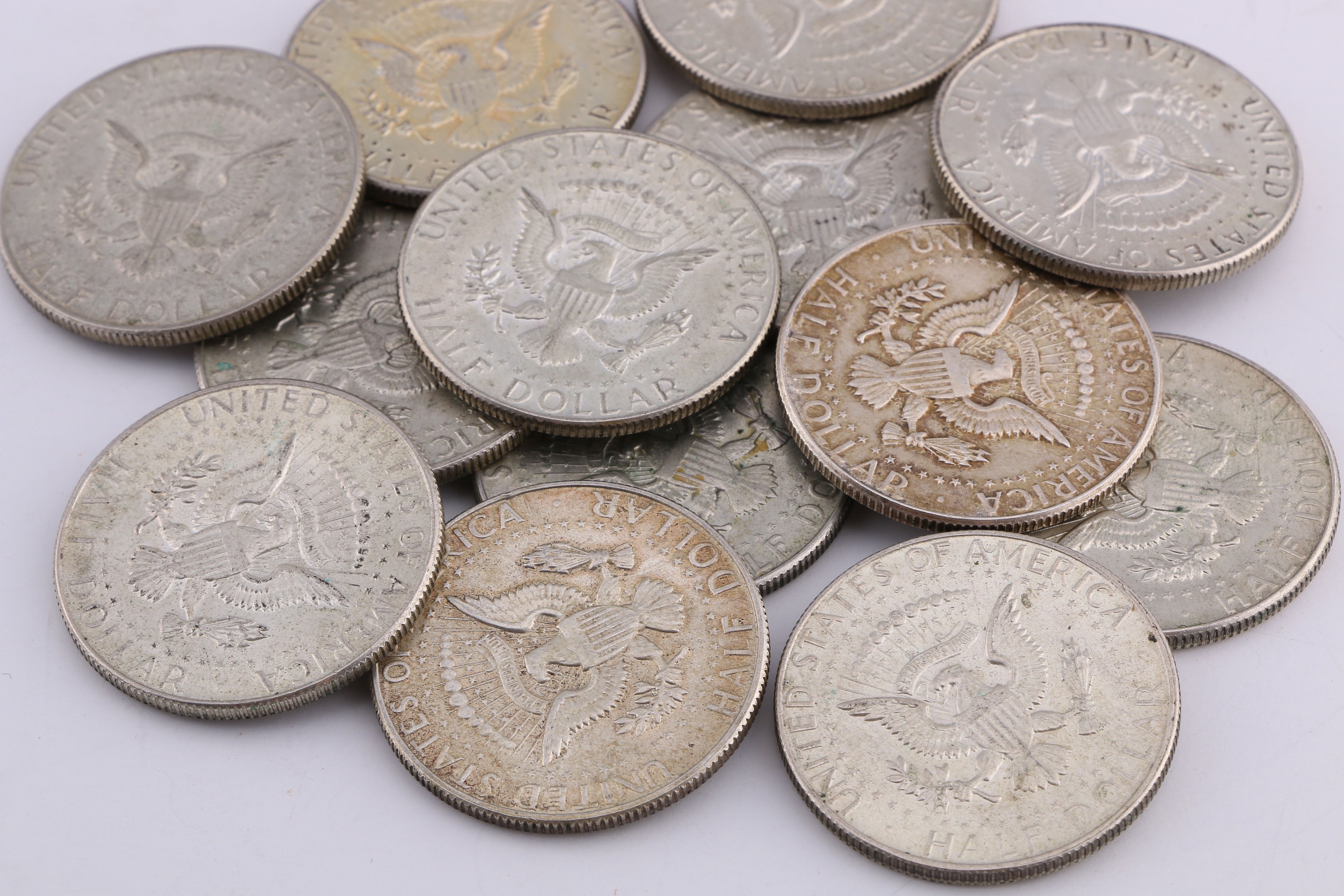 Grouping of Kennedy Half Dollars