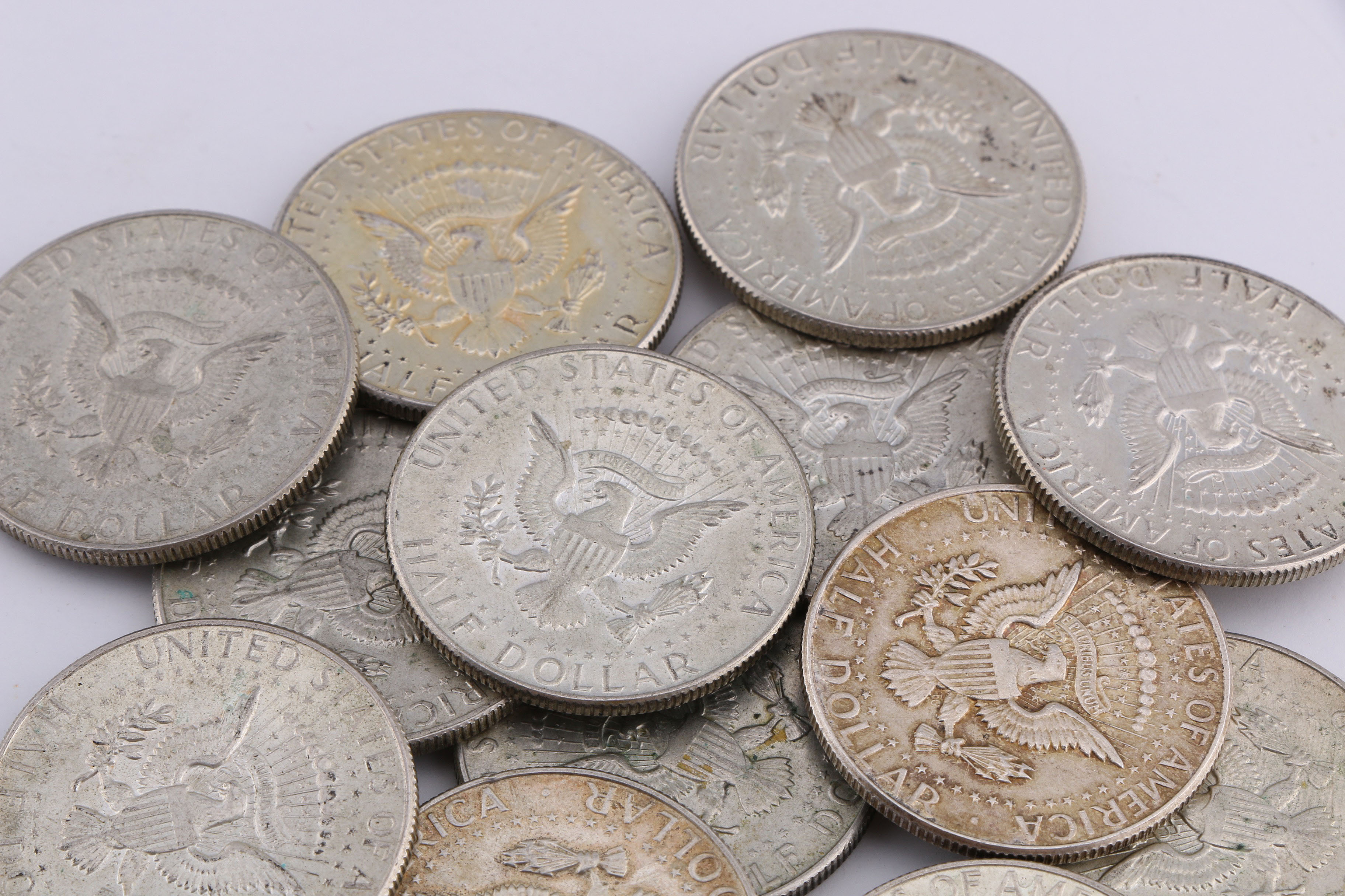 Grouping of Kennedy Half Dollars