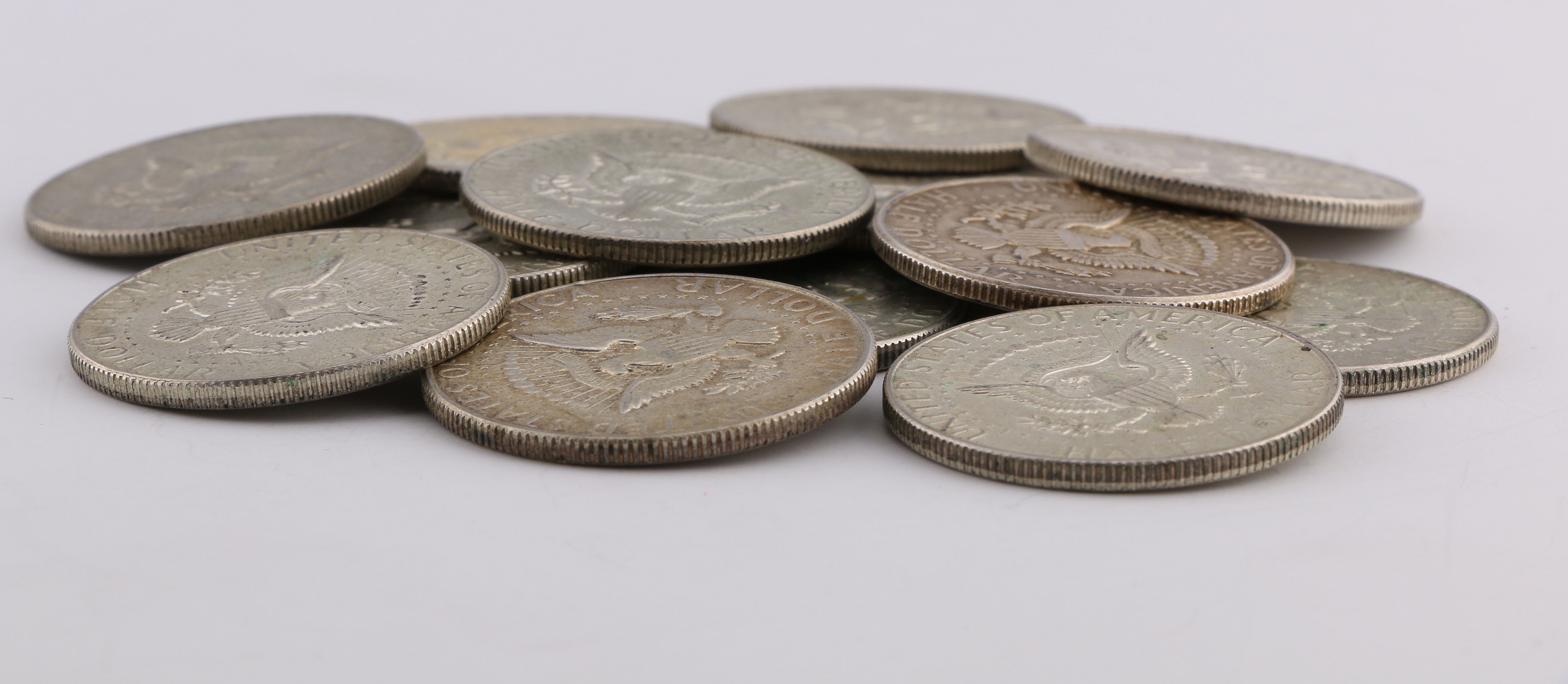 Grouping of Kennedy Half Dollars