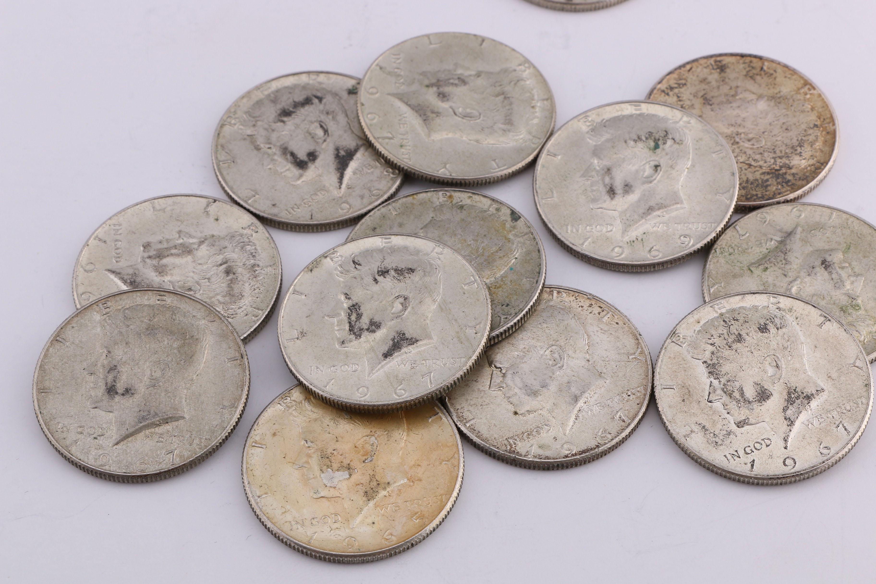 Grouping of Kennedy Half Dollars