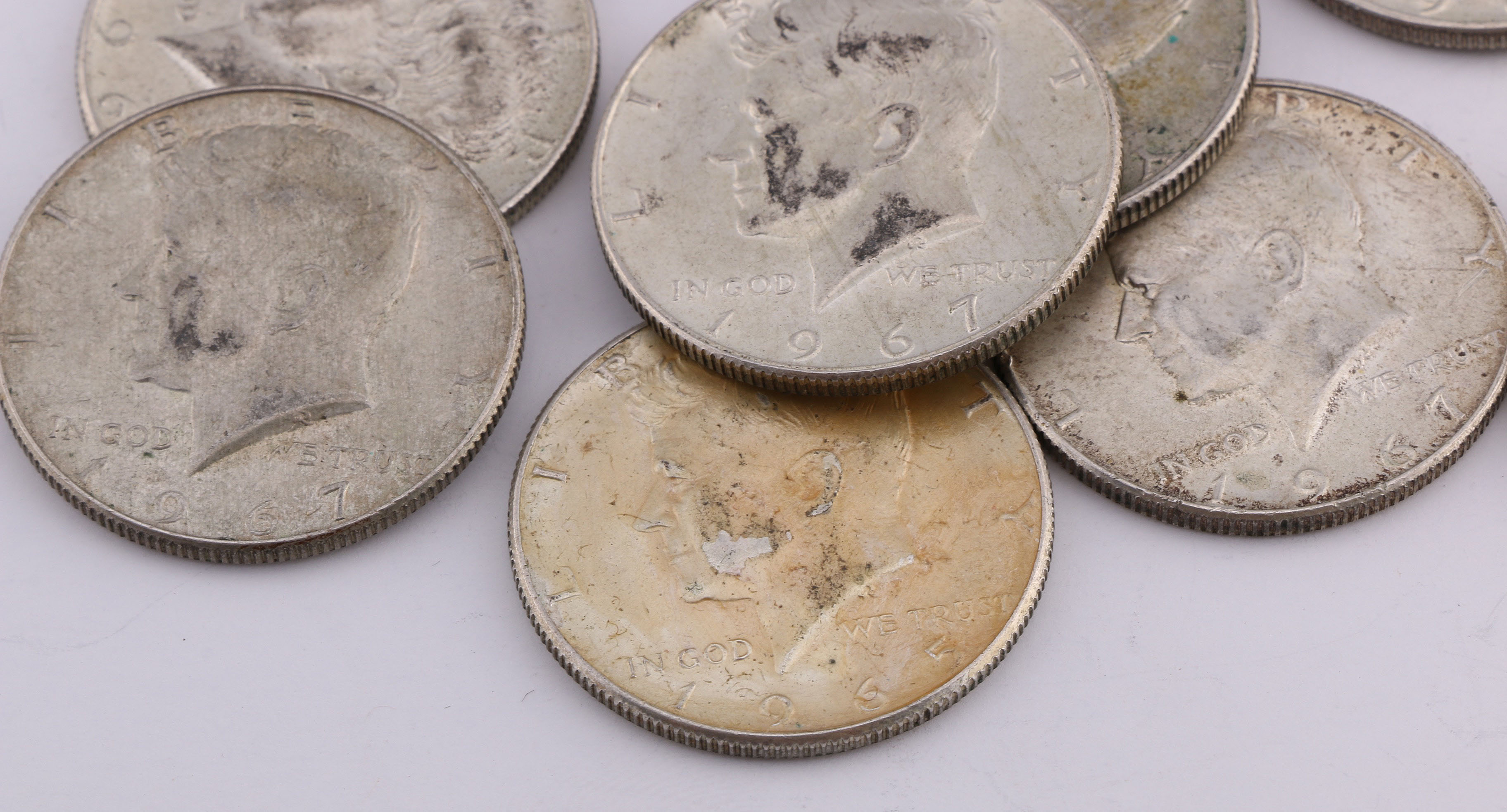 Grouping of Kennedy Half Dollars