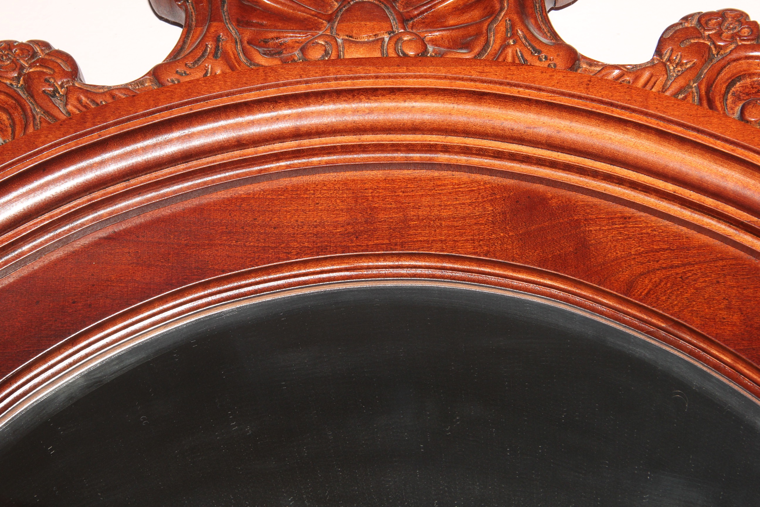 Pulaski Furniture Mahogany Reproduction Victorian Style Marble Top Dresser with Mirror