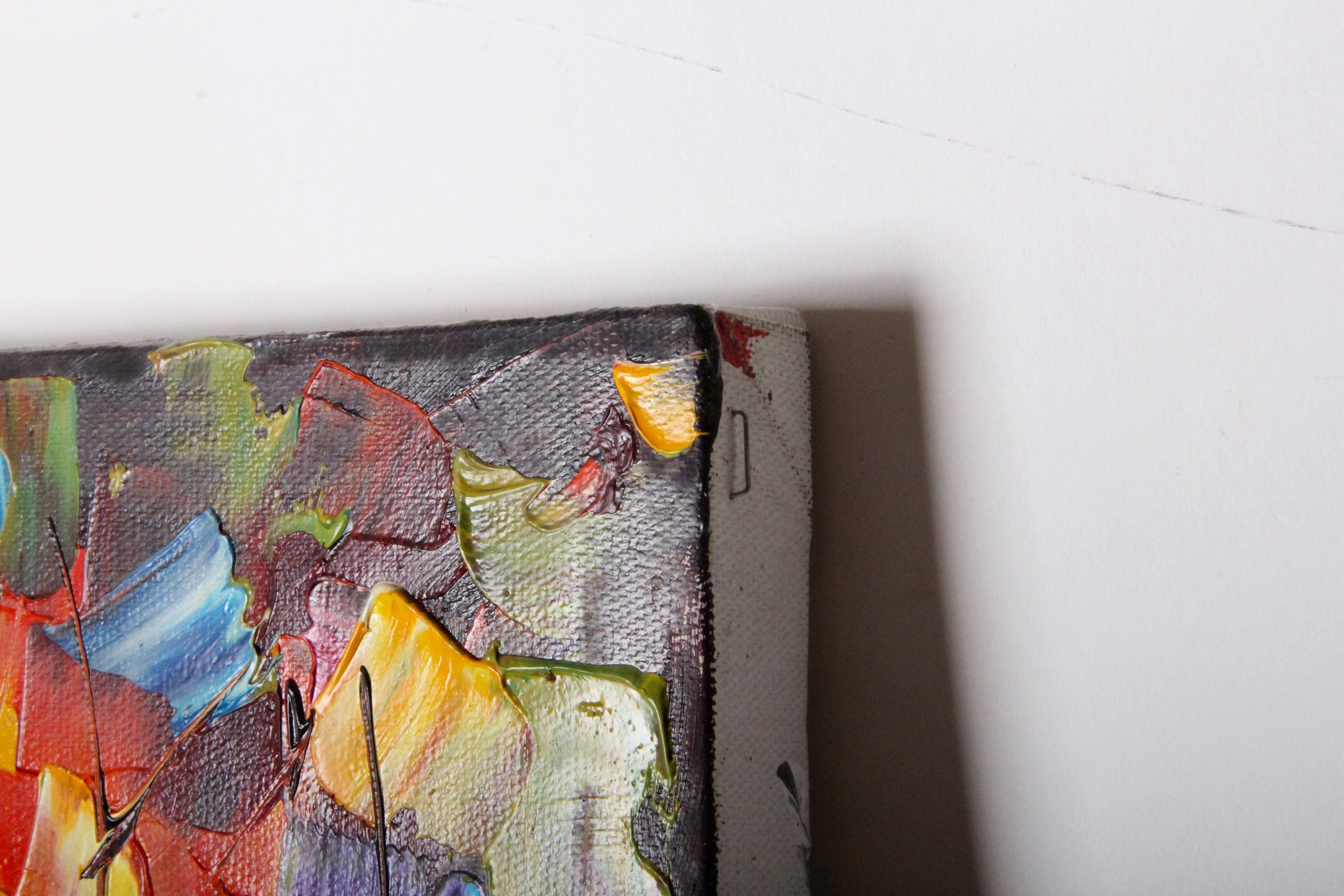 Abstract Palette Knife Oil Painting