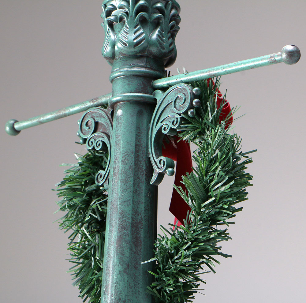 Vintage 36 Inch Christmas Lamp Post Decor