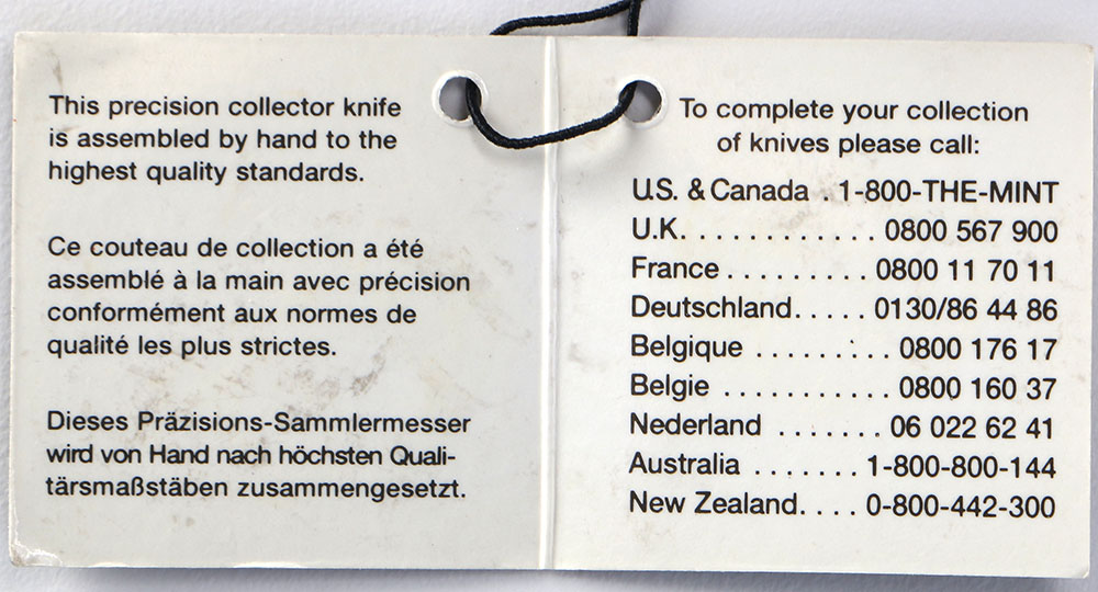 Pair of Franklin Mint War Themed Knives