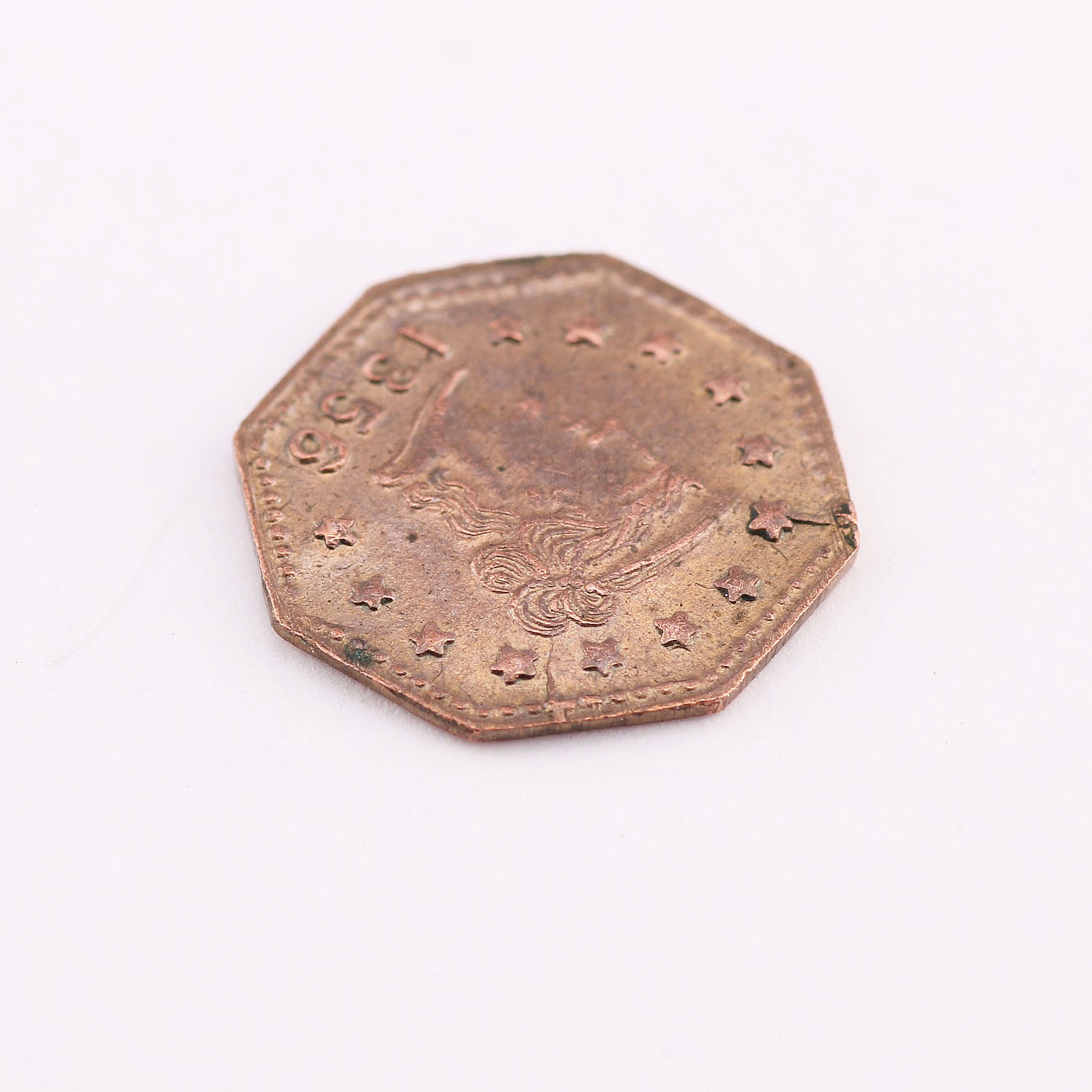 Reproduction 1856 California 1/4 Fractional Dollar