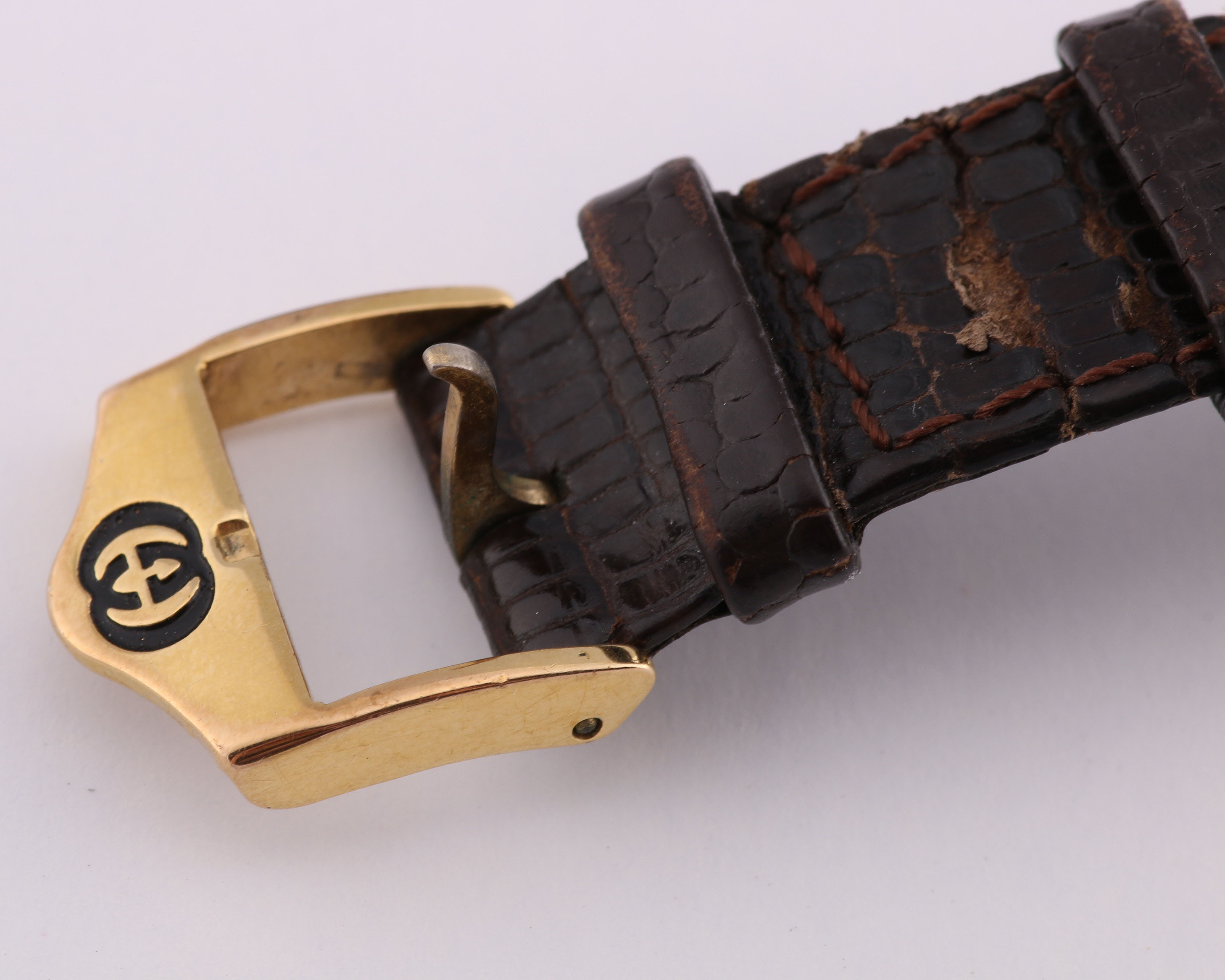 Gucci Watch with Leather Strap