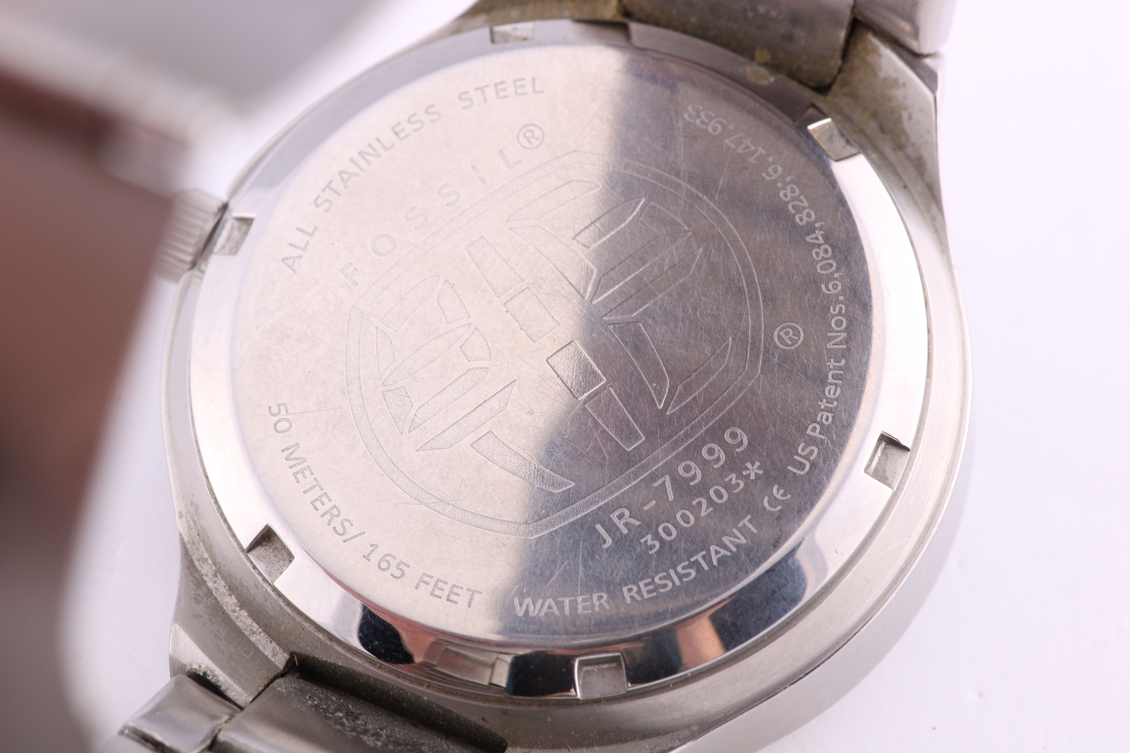 Fossil Men's Stainless Steel "Big Tic" Japanese Kanji Watch