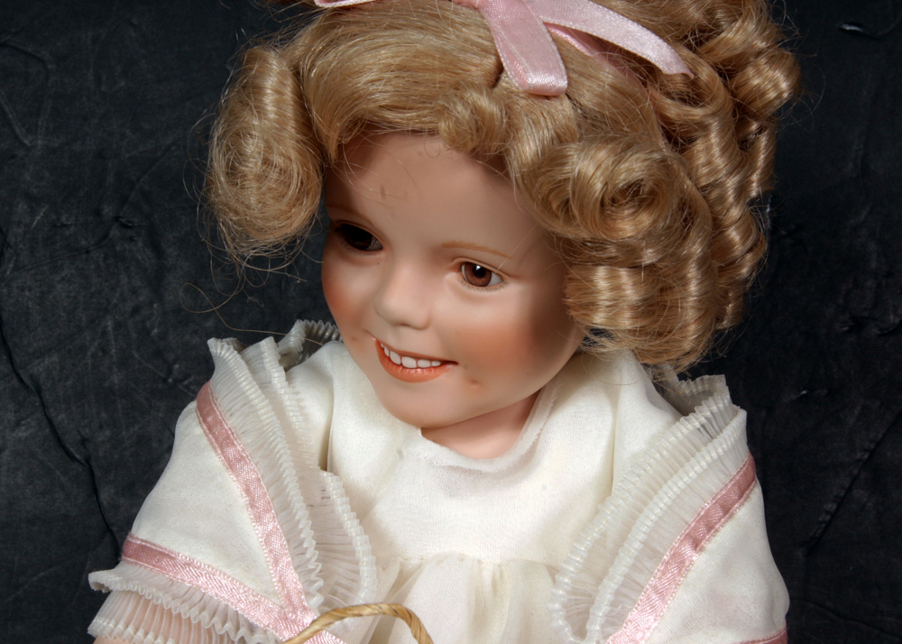 Danbury Mint Shirley Temple Dolls "Flower Girl", "Shirley Takes Five" and "Little Miss Shirley"