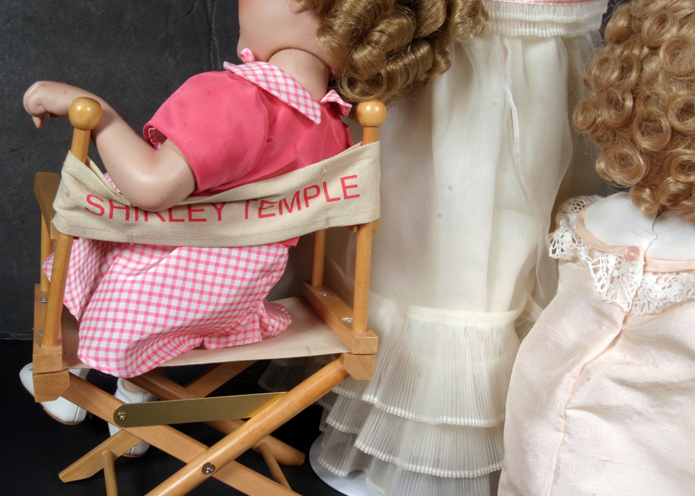 Danbury Mint Shirley Temple Dolls "Flower Girl", "Shirley Takes Five" and "Little Miss Shirley"