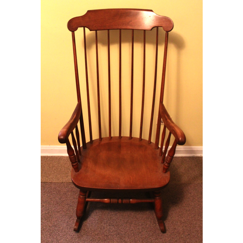 Mid 20th Century Maple Rocking Chair