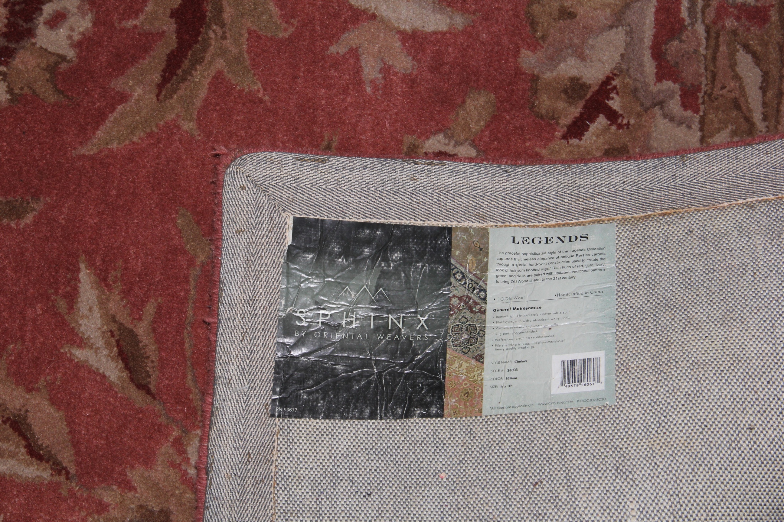 Large "Sphinx" Area Rug by Oriental Weavers