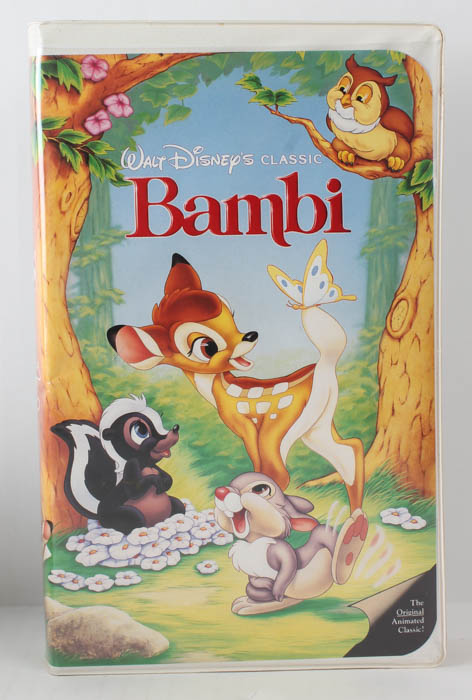 Collection of Vintage Disney Black Diamond VHS Tapes